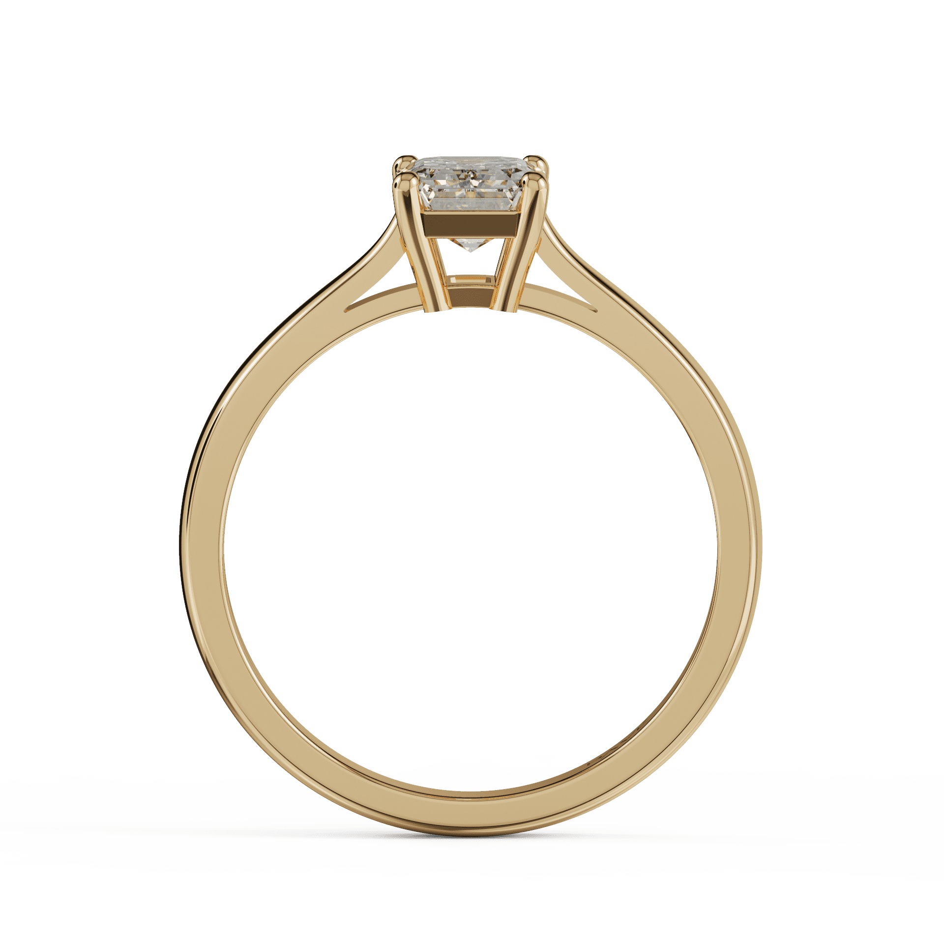 yellow gold - emerald yellow gold - emerald