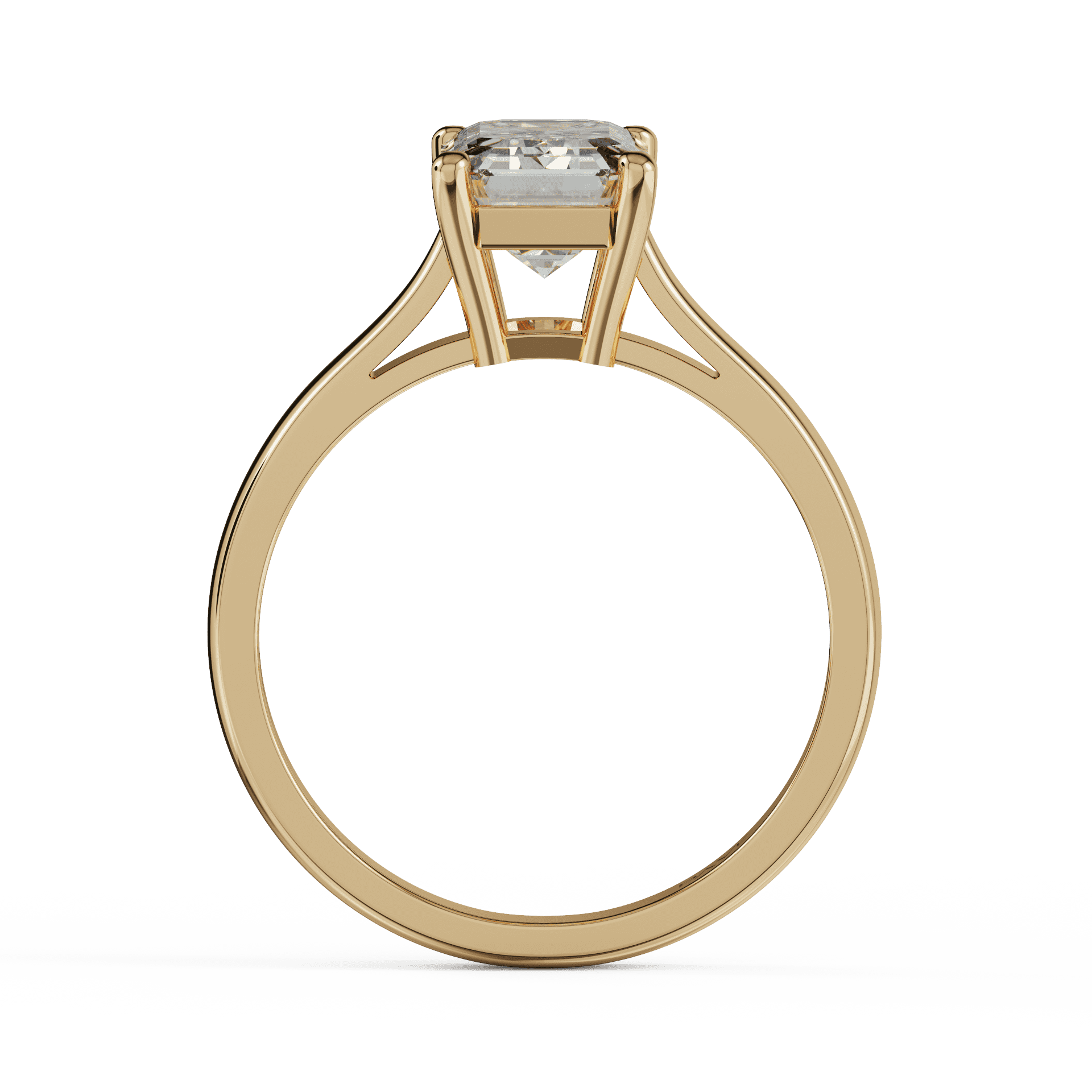 yellow gold - emerald yellow gold - emerald