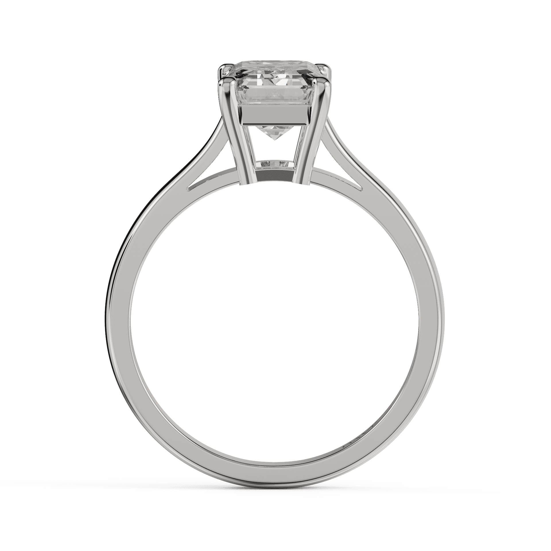 white gold - emerald white gold - emerald