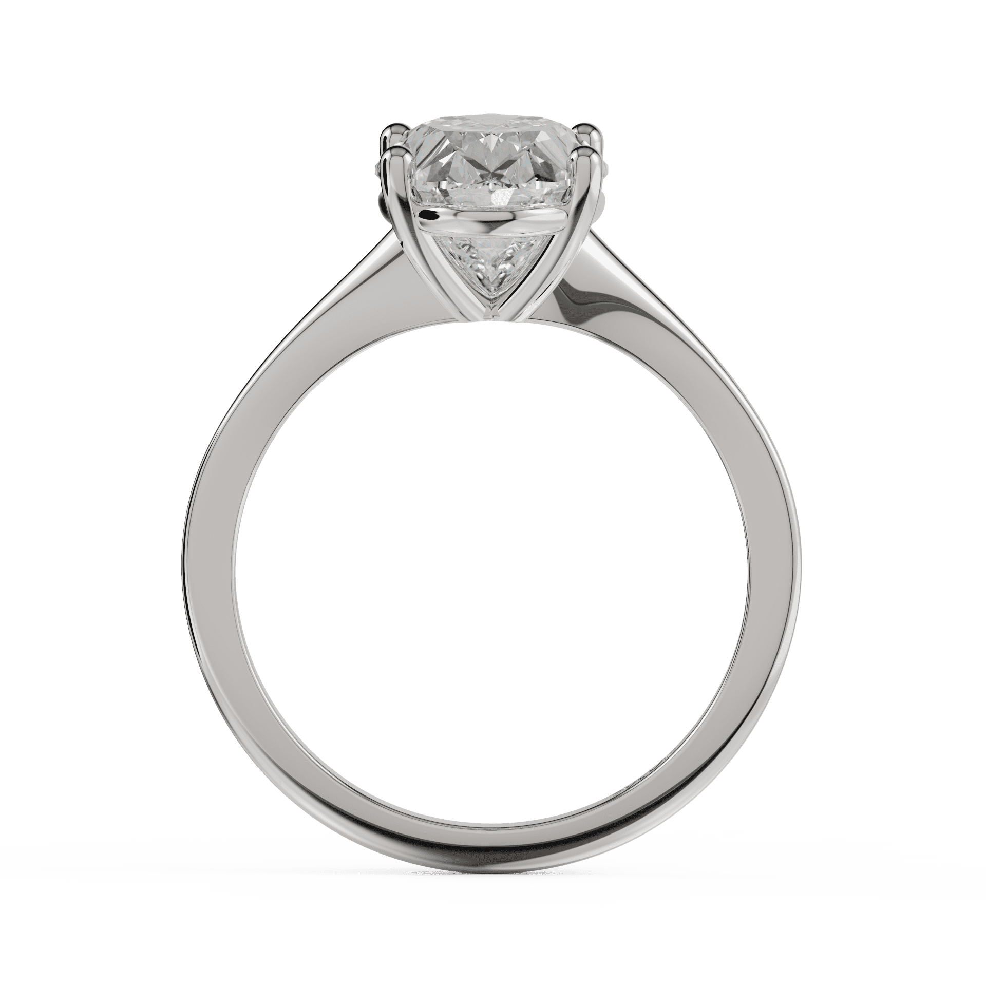 white gold - oval white gold - oval