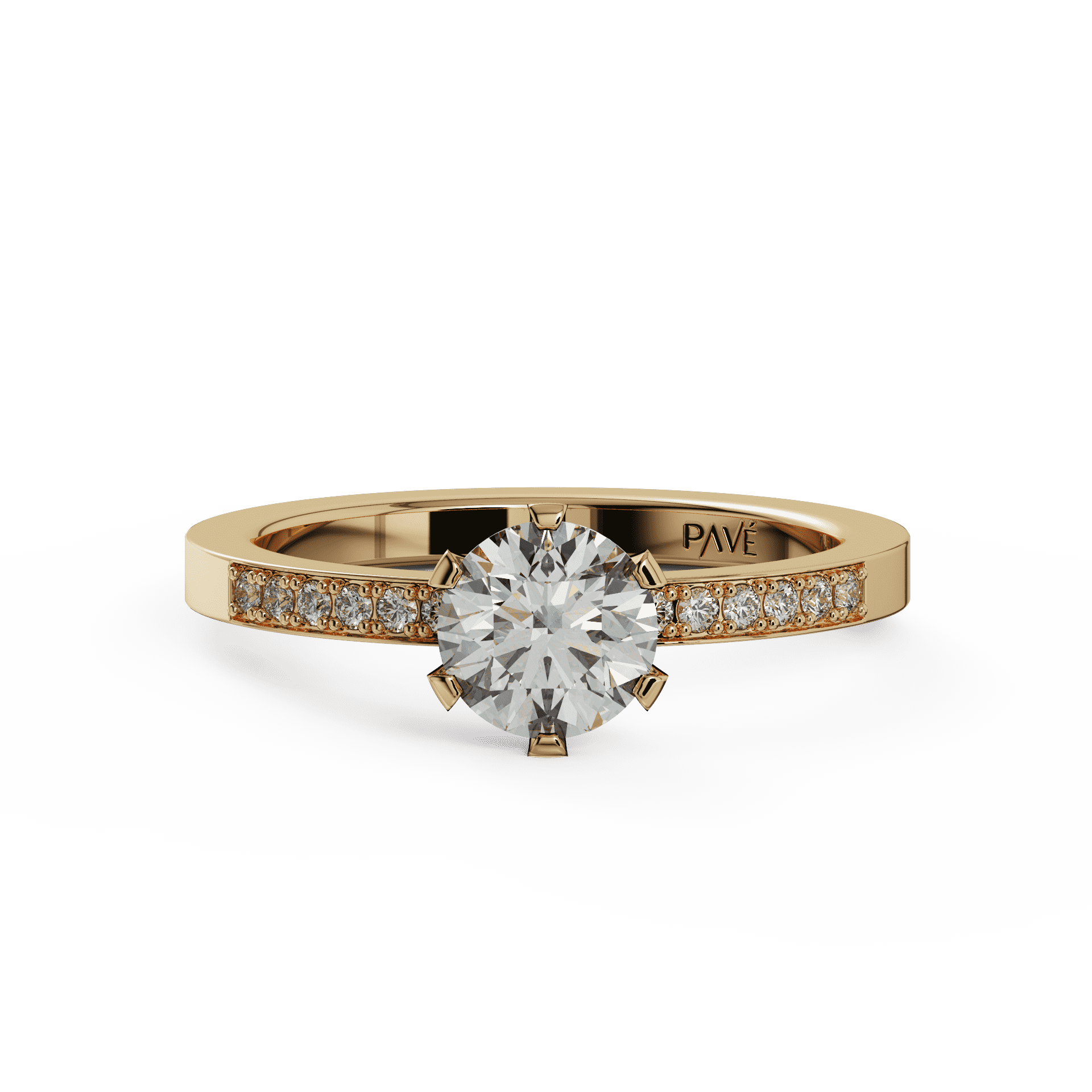 yellow gold - round yellow gold - round