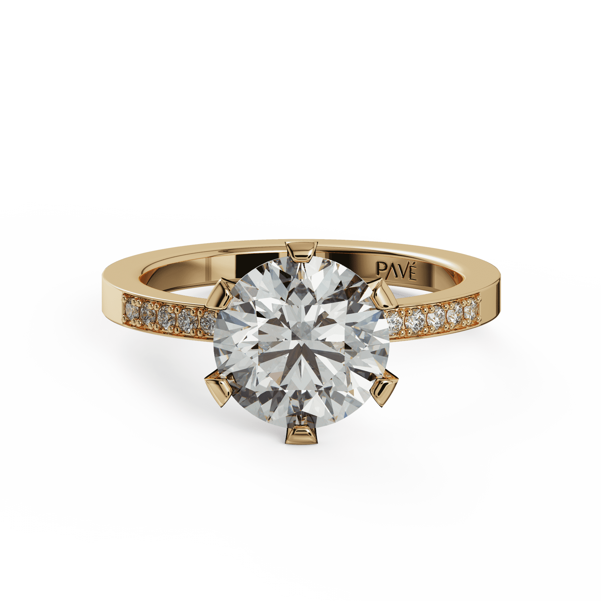yellow gold - round yellow gold - round