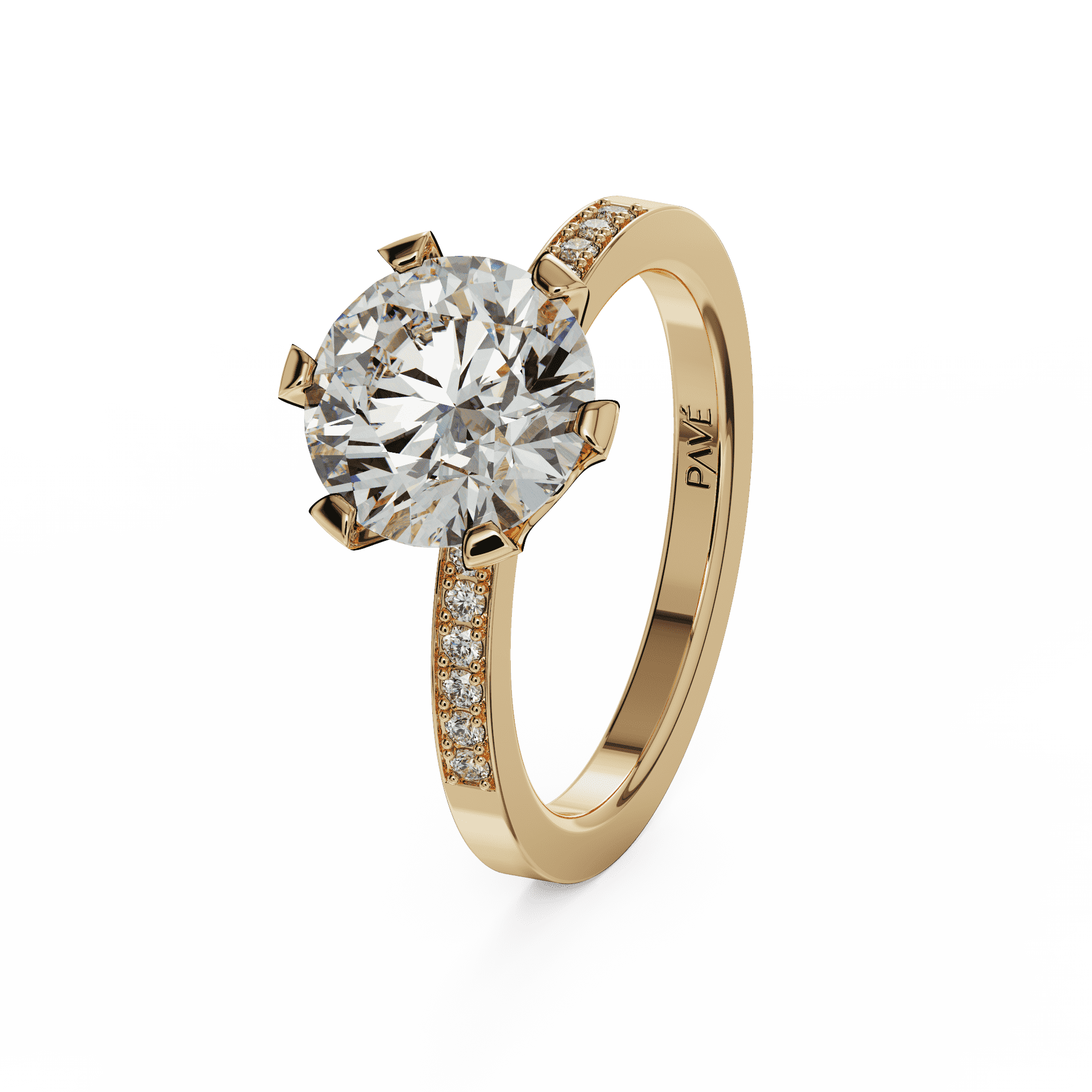 yellow gold - round yellow gold - round