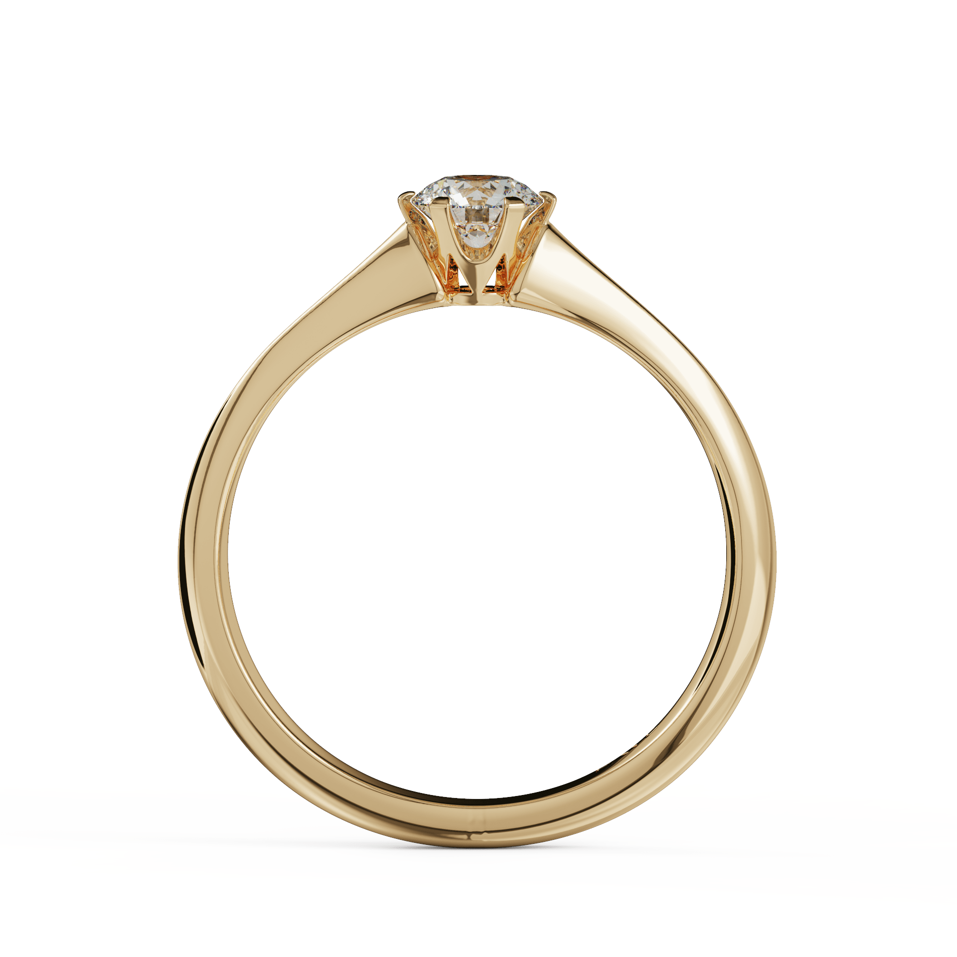 yellow gold - round yellow gold - round