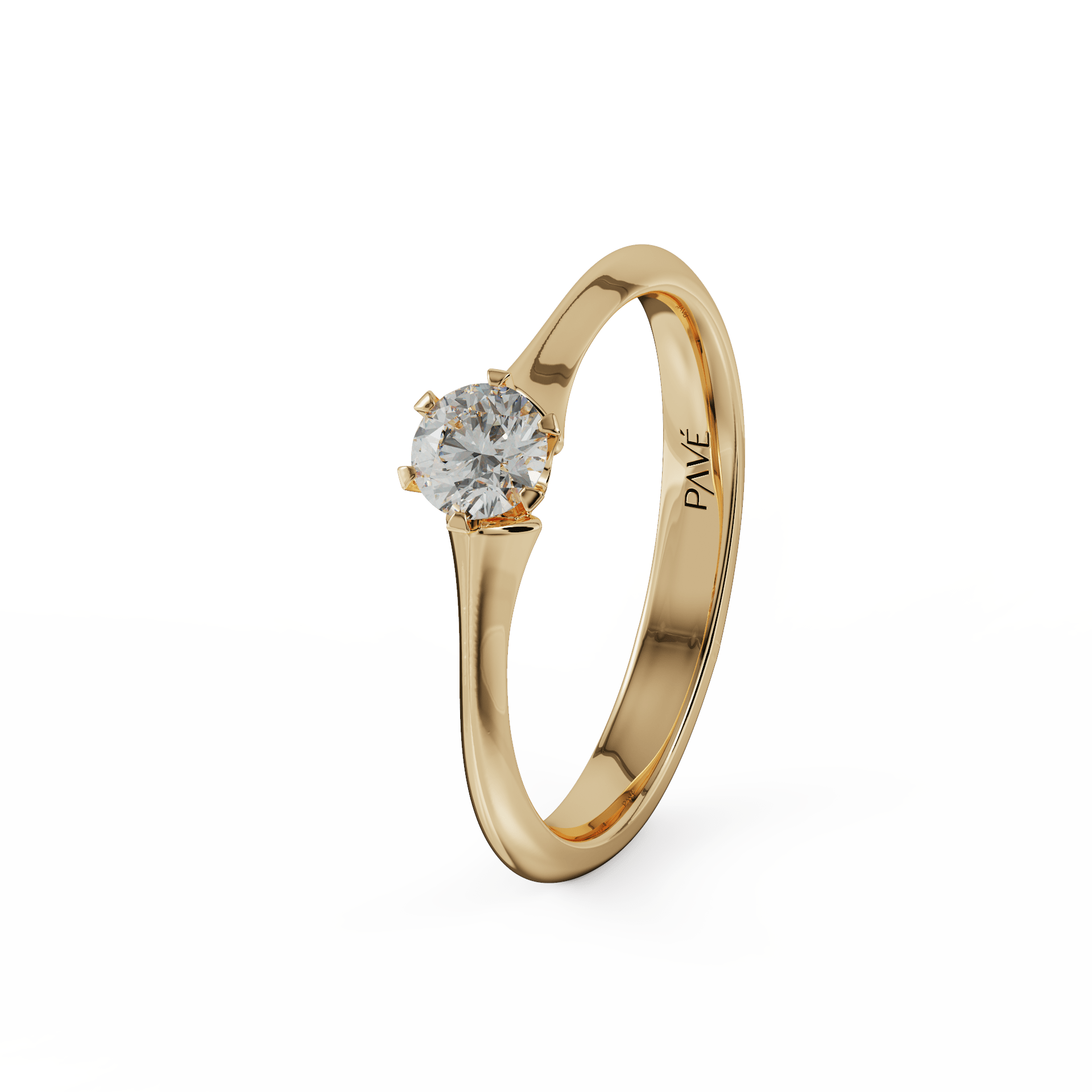 yellow gold - round yellow gold - round