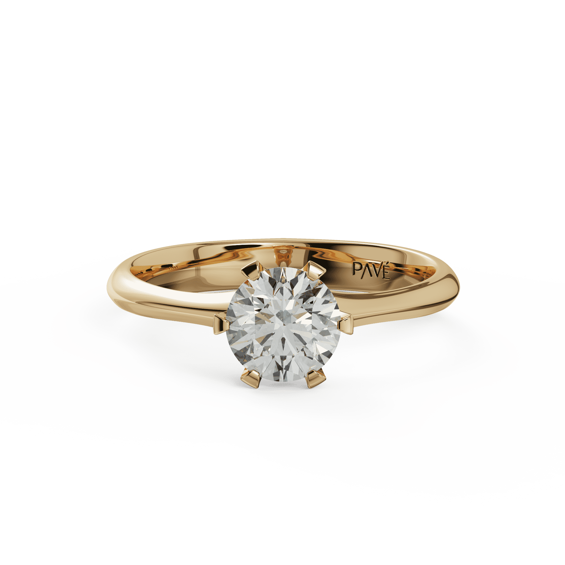 yellow gold - round yellow gold - round