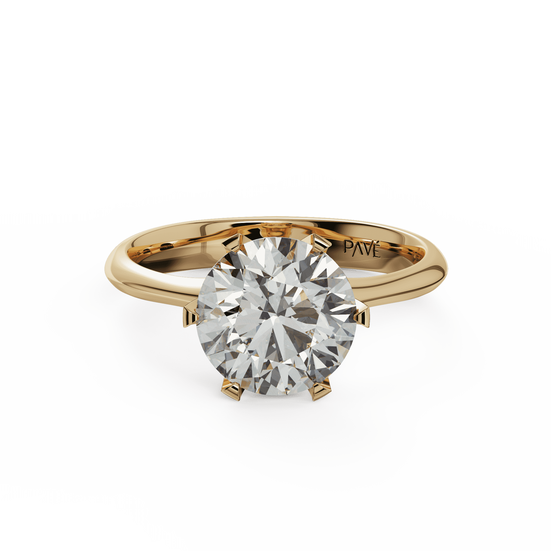 yellow gold - round yellow gold - round