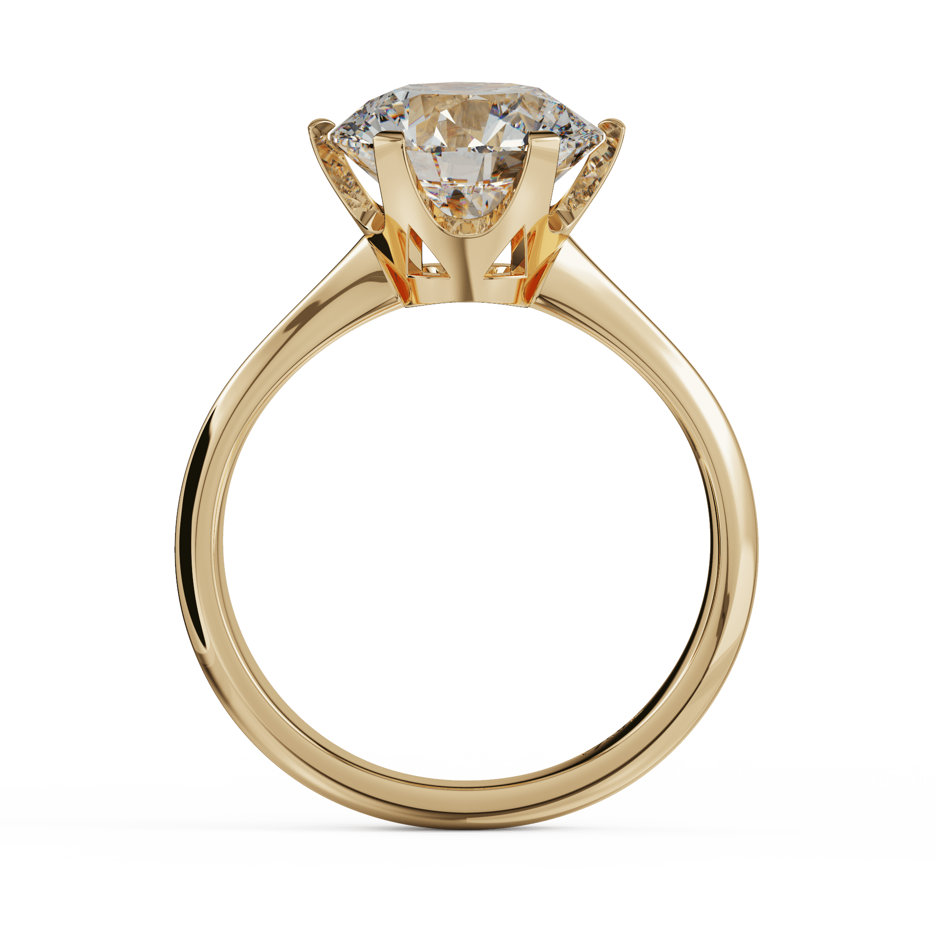 yellow gold - round yellow gold - round