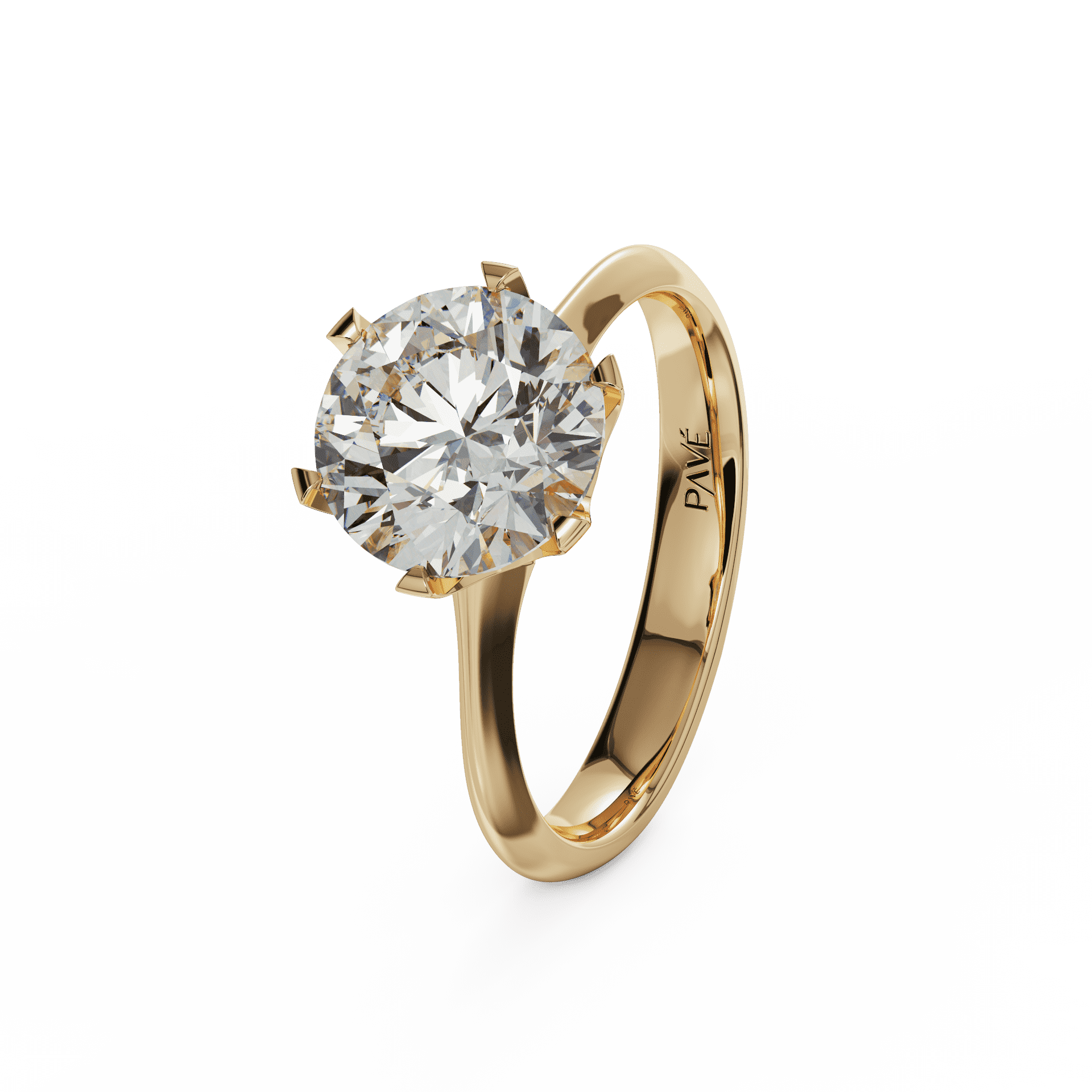 yellow gold - round yellow gold - round