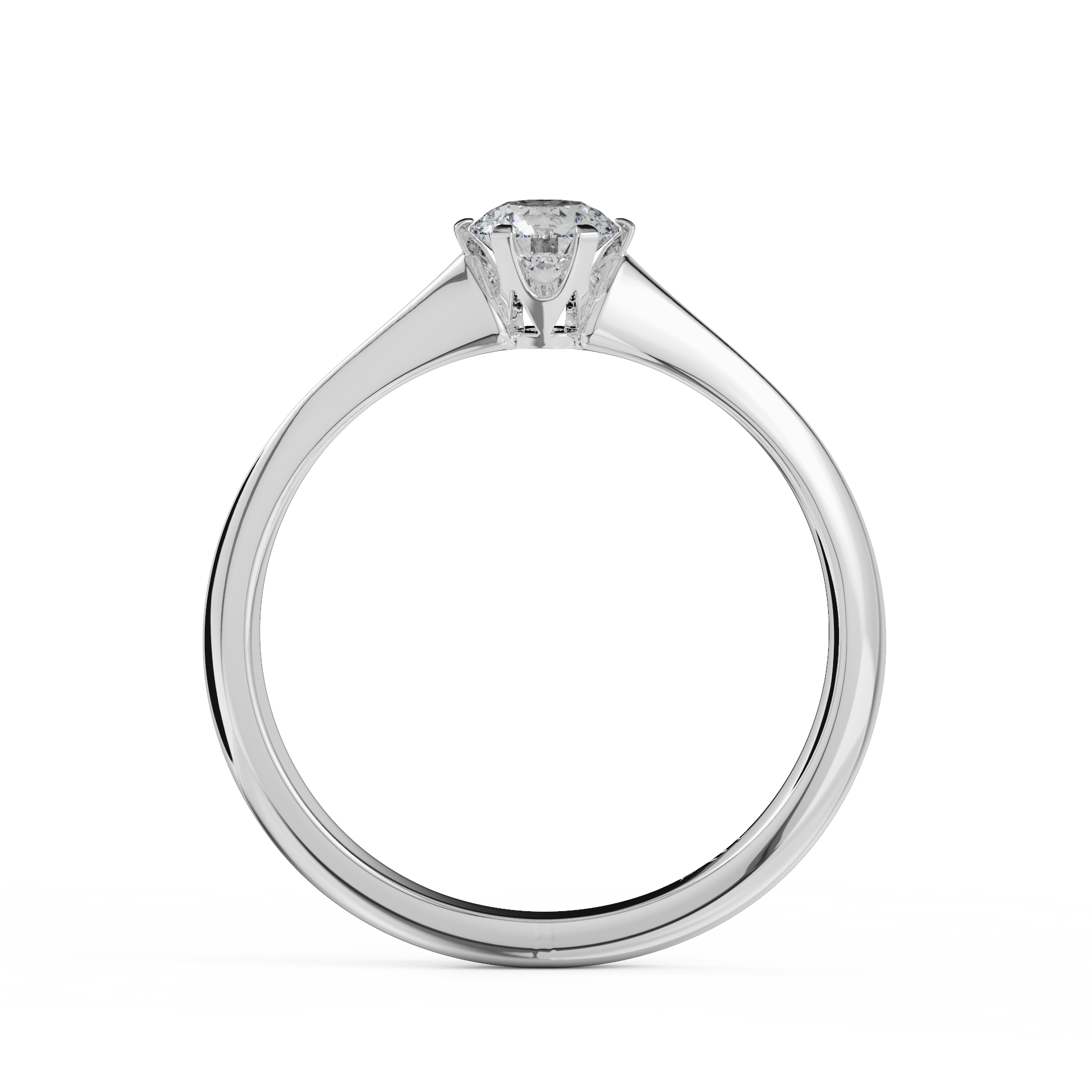 white gold - round white gold - round