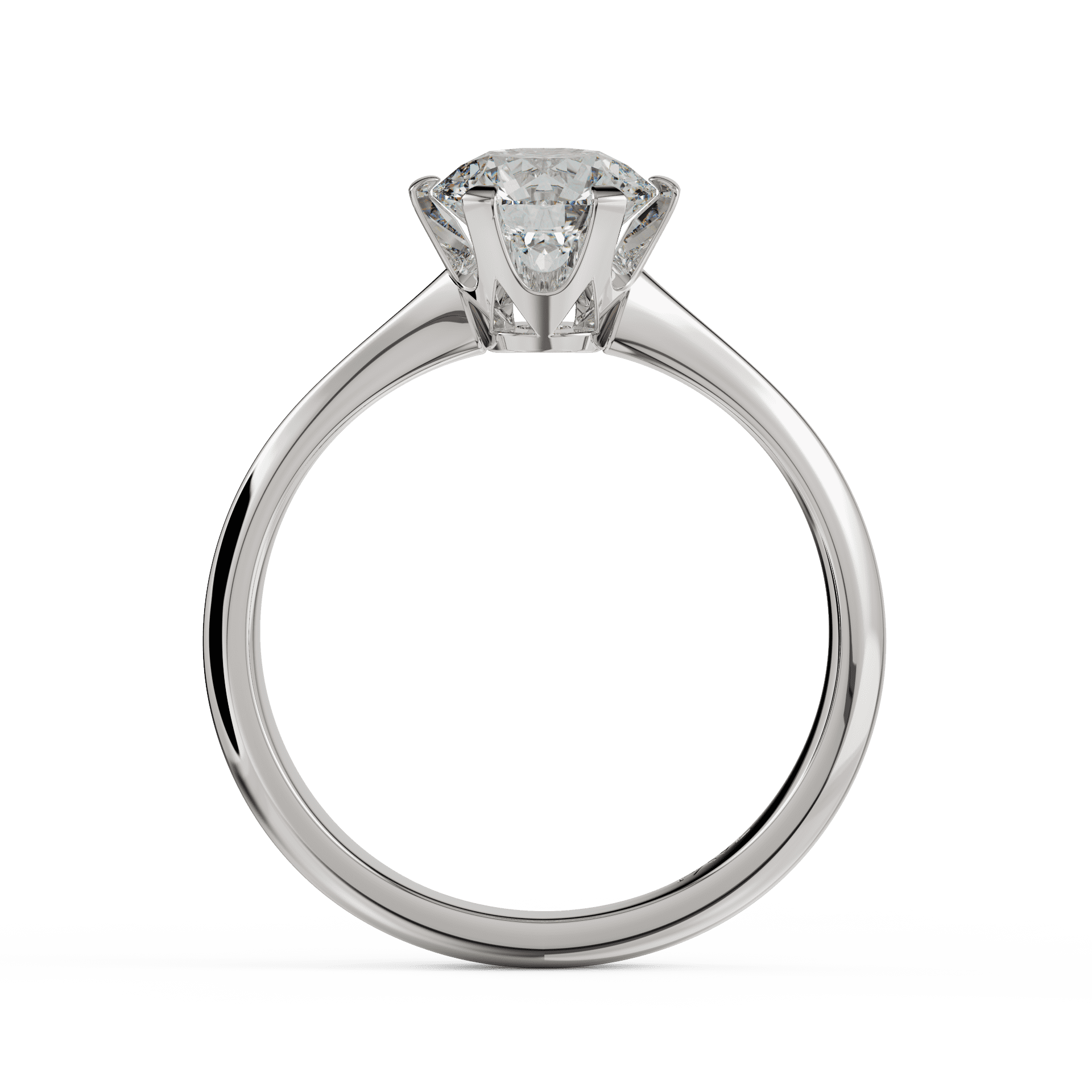 white gold - round white gold - round
