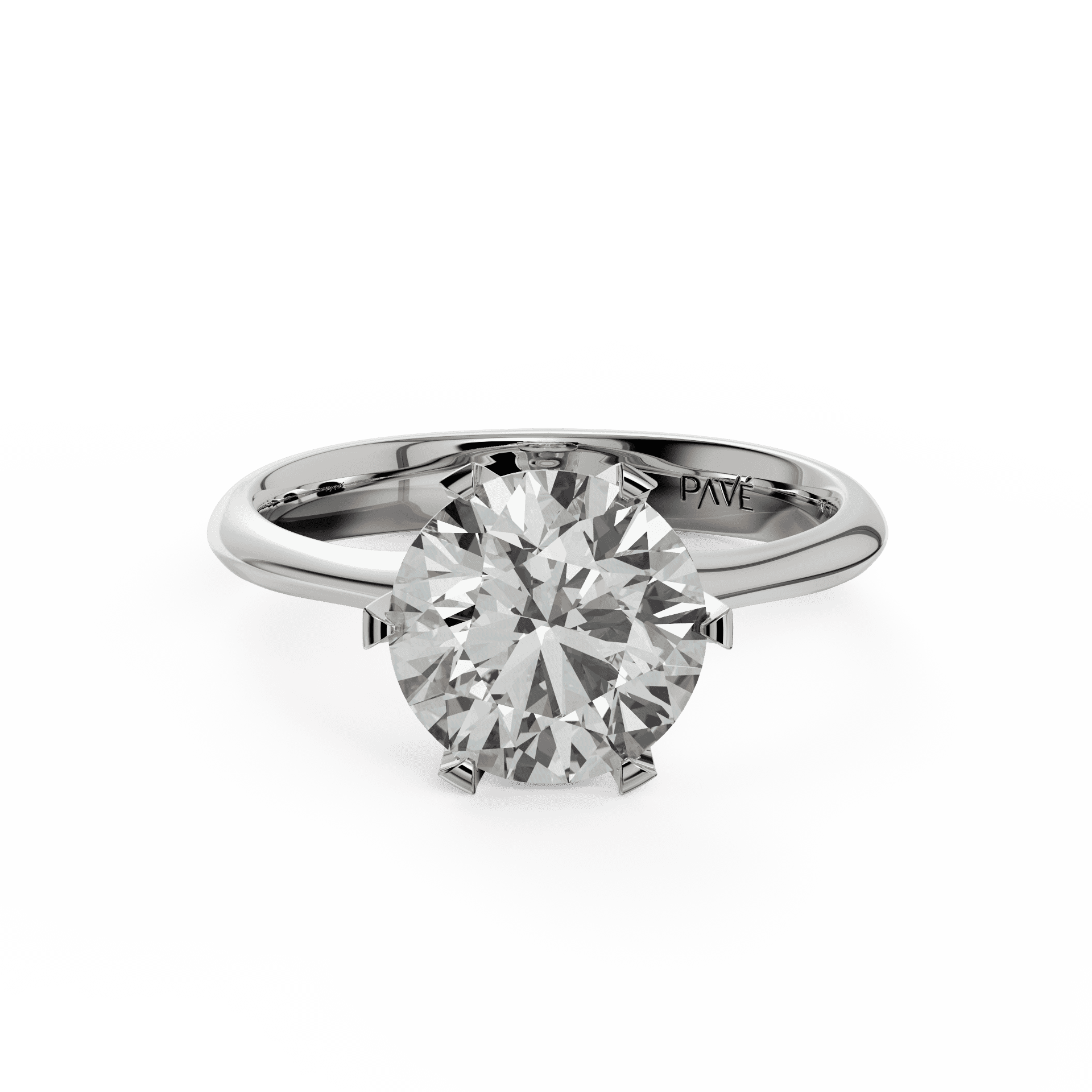 white gold - round white gold - round