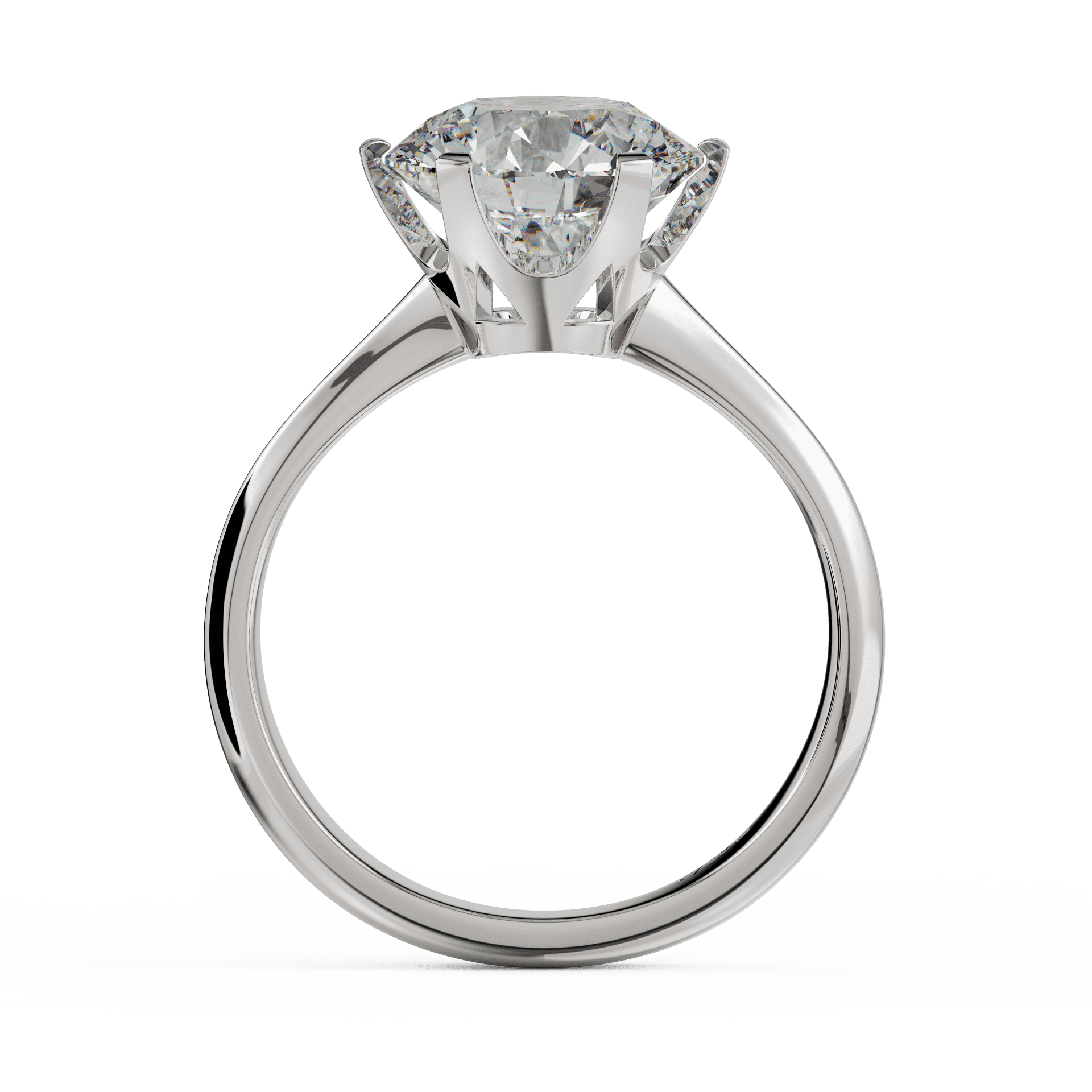white gold - round white gold - round