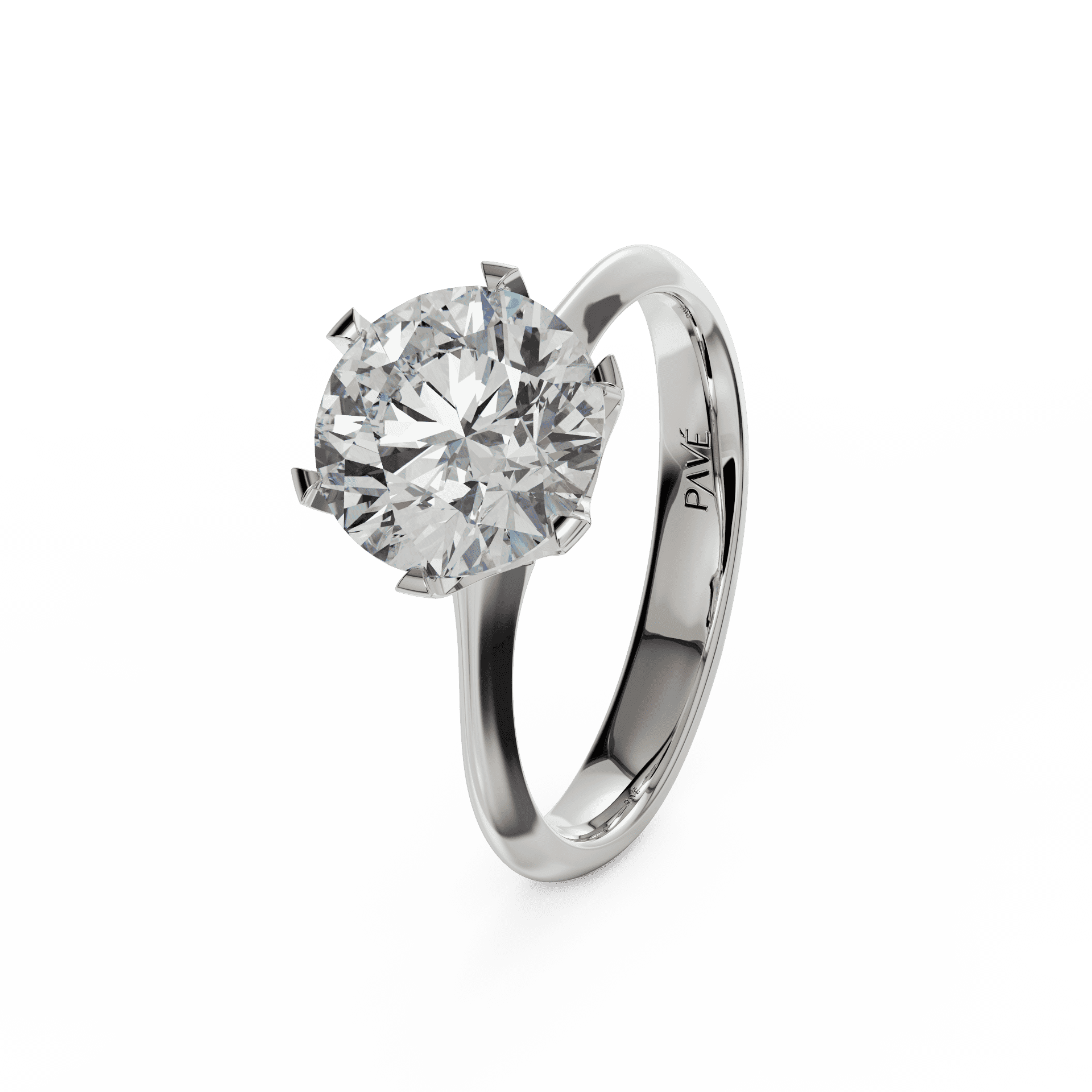 white gold - round white gold - round