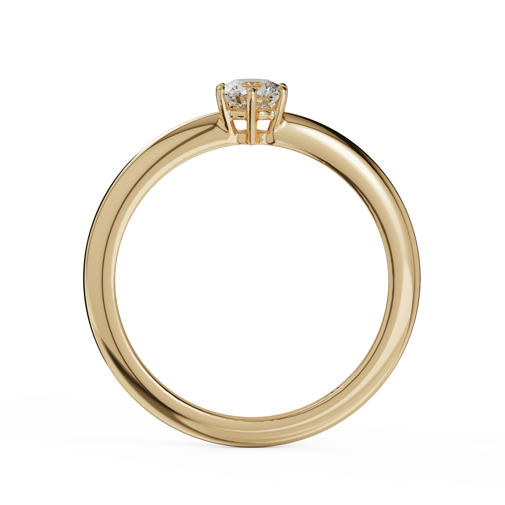 yellow gold - round yellow gold - round