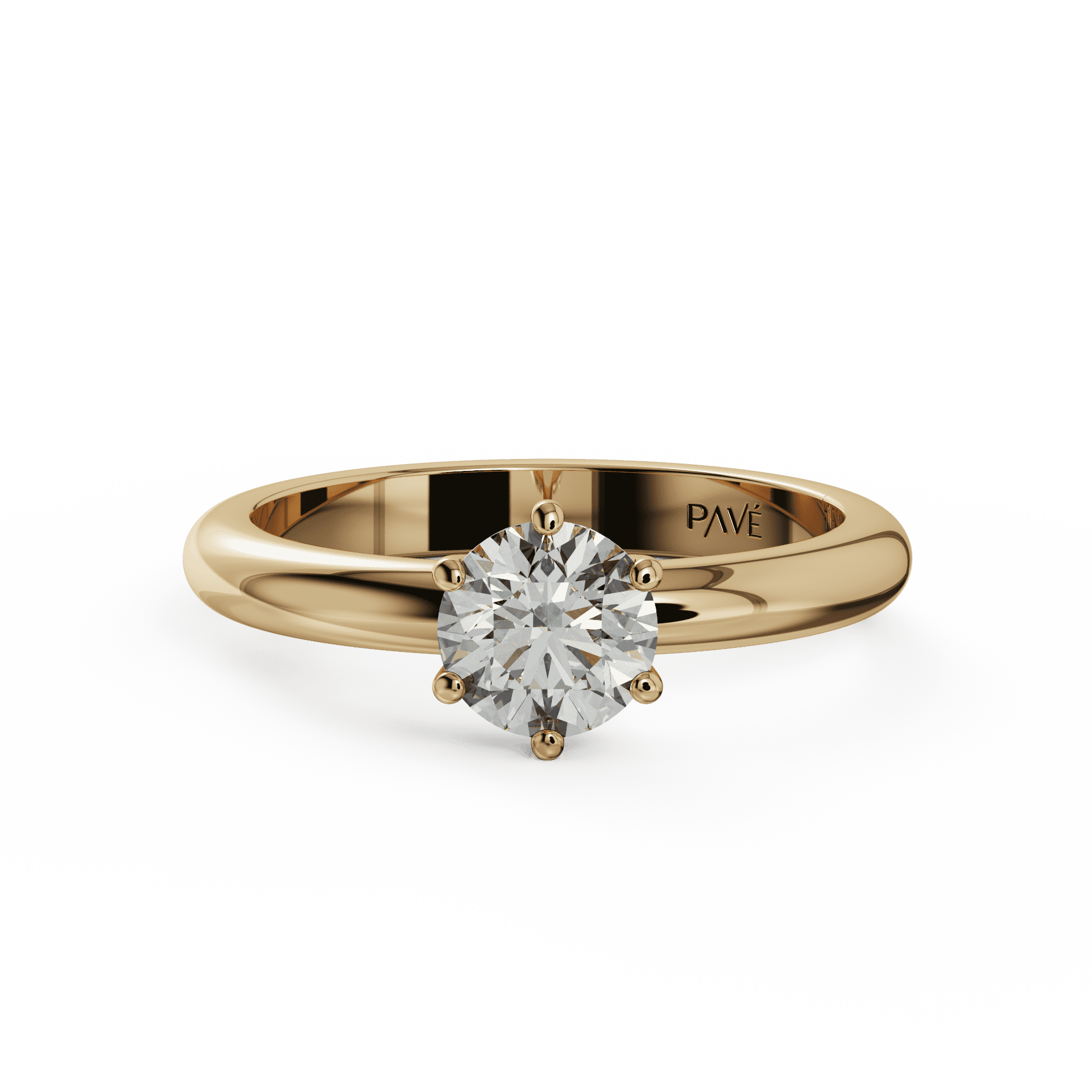 yellow gold - round yellow gold - round