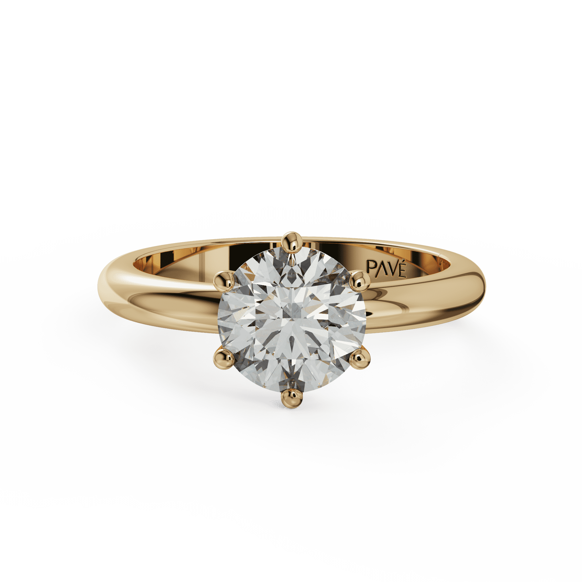 yellow gold - round yellow gold - round