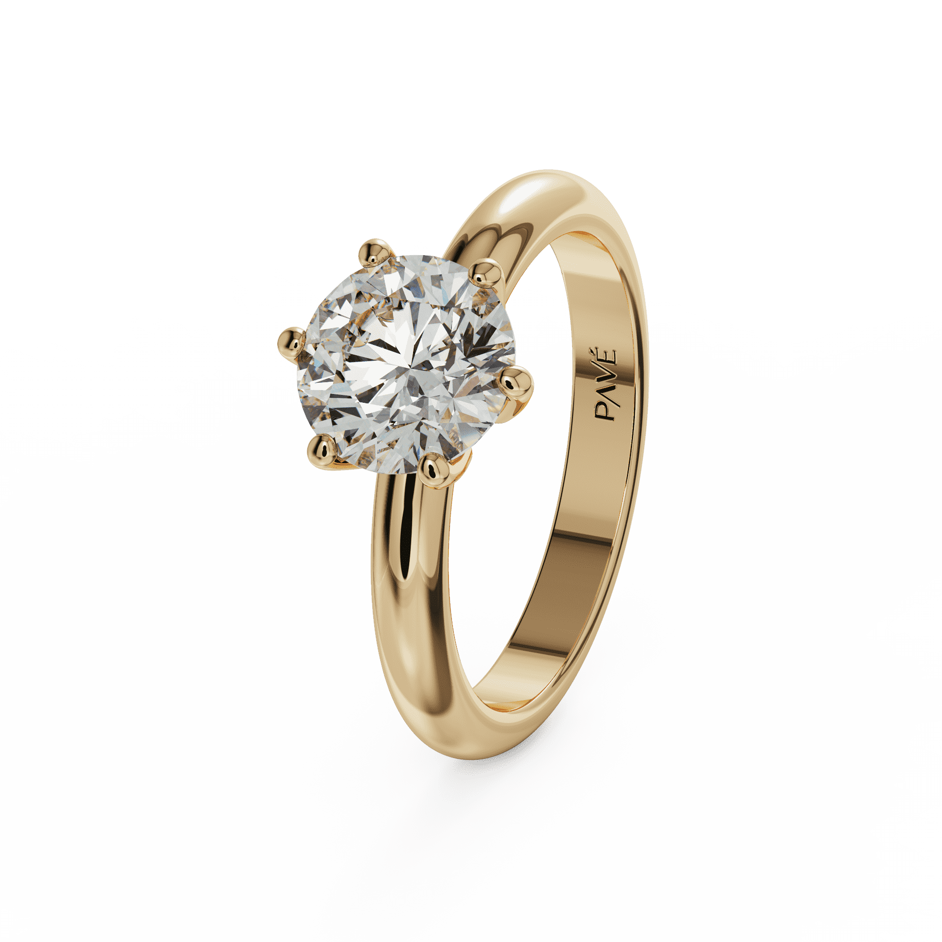 yellow gold - round yellow gold - round
