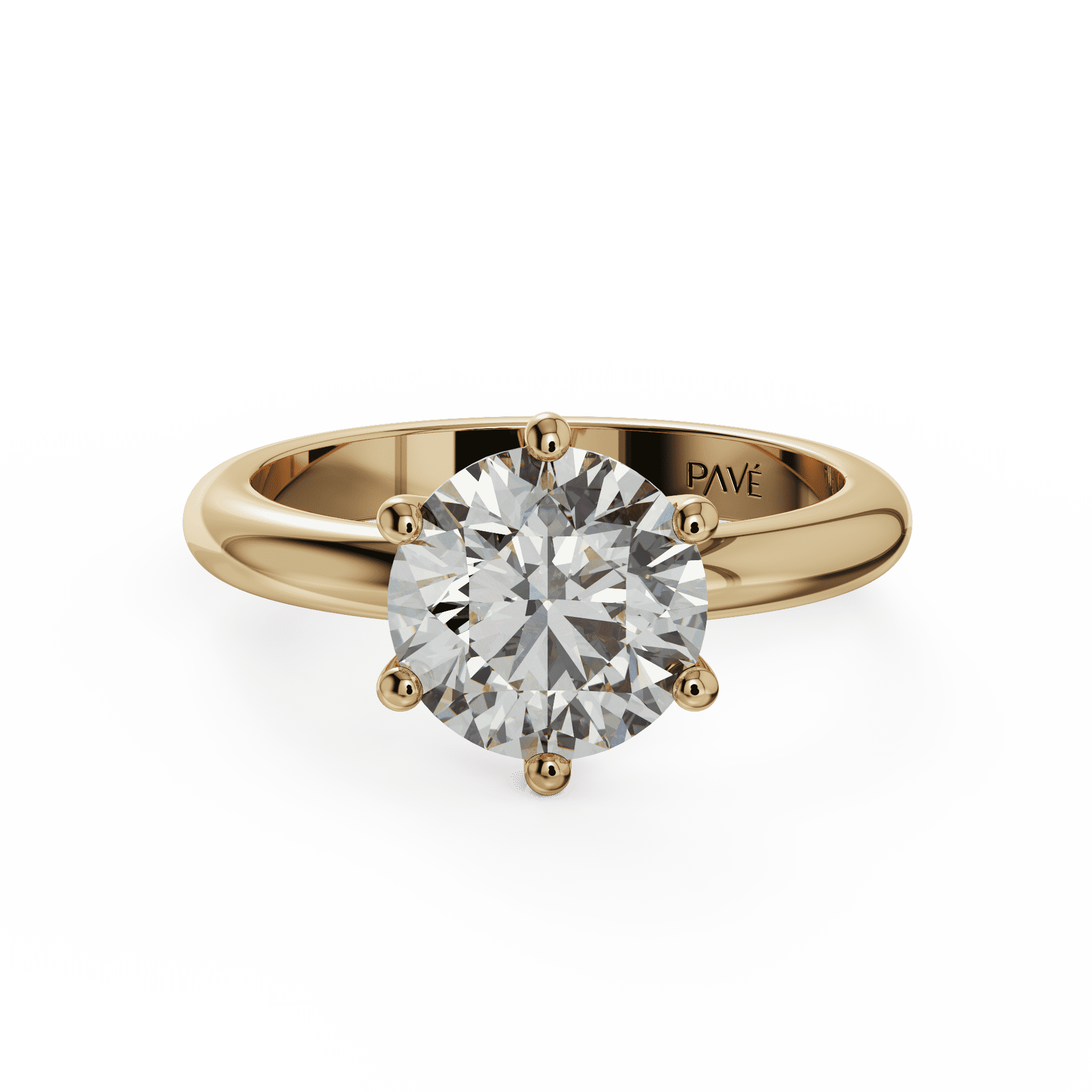 yellow gold - round yellow gold - round