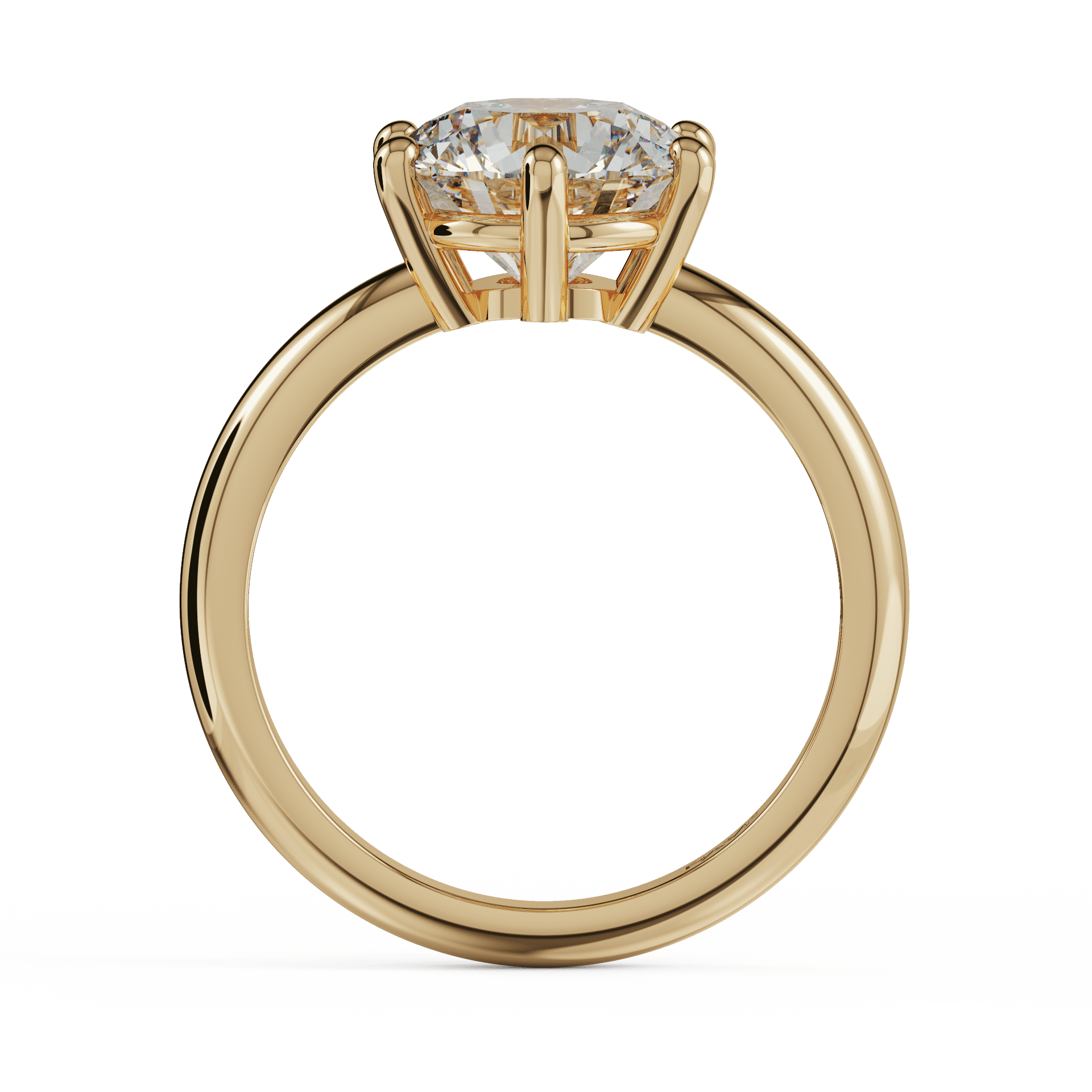 yellow gold - round yellow gold - round