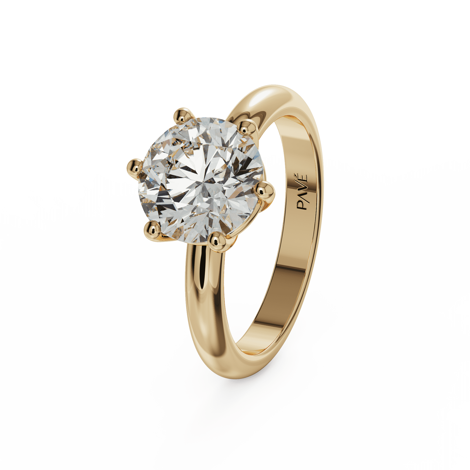 yellow gold - round yellow gold - round
