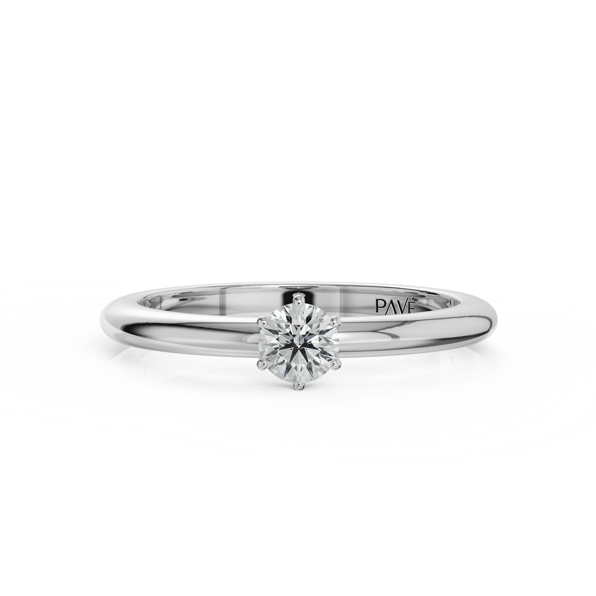 white gold - round white gold - round