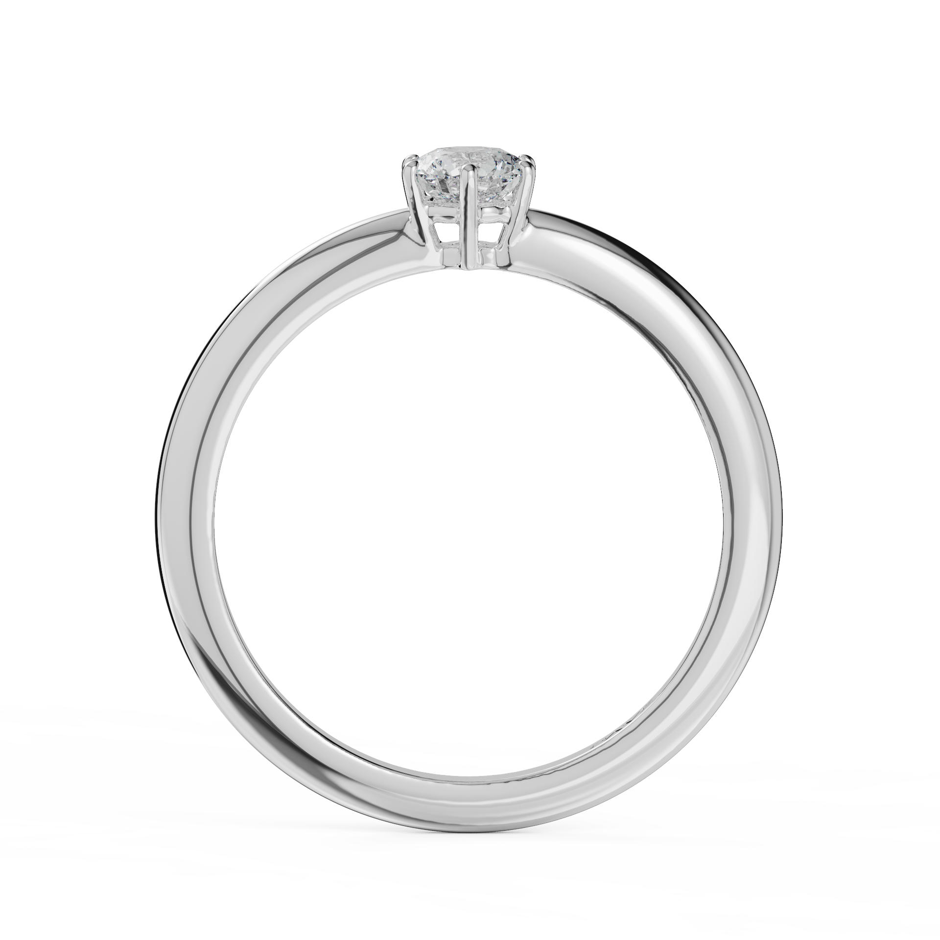 white gold - round white gold - round