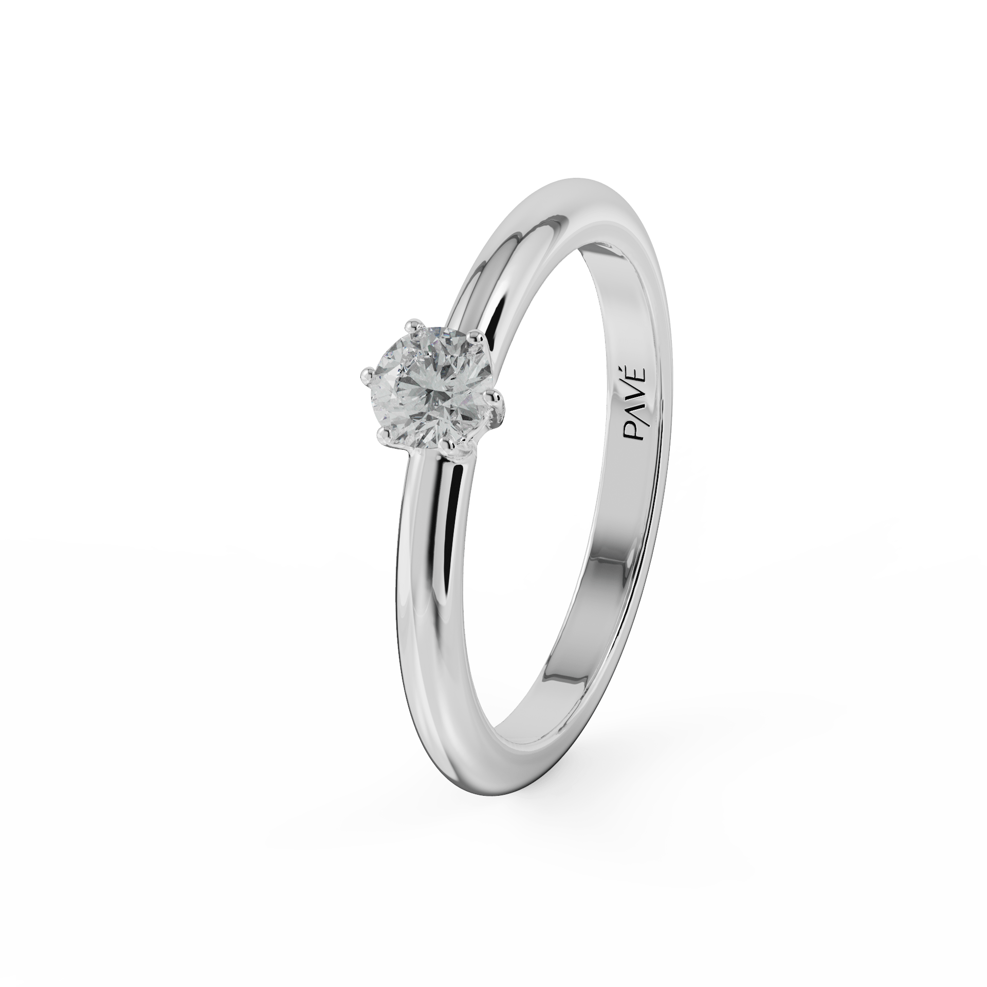 white gold - round white gold - round