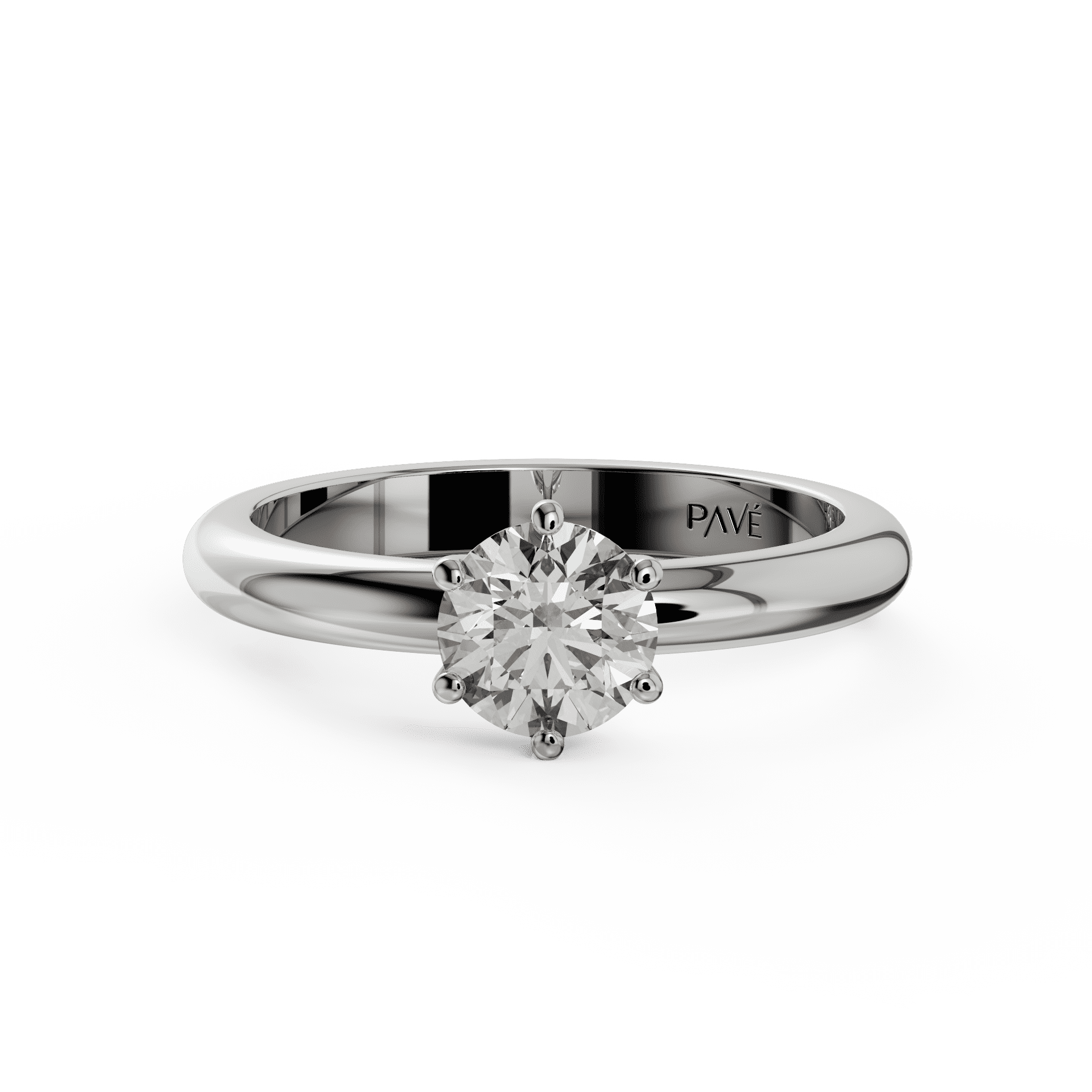 white gold - round white gold - round