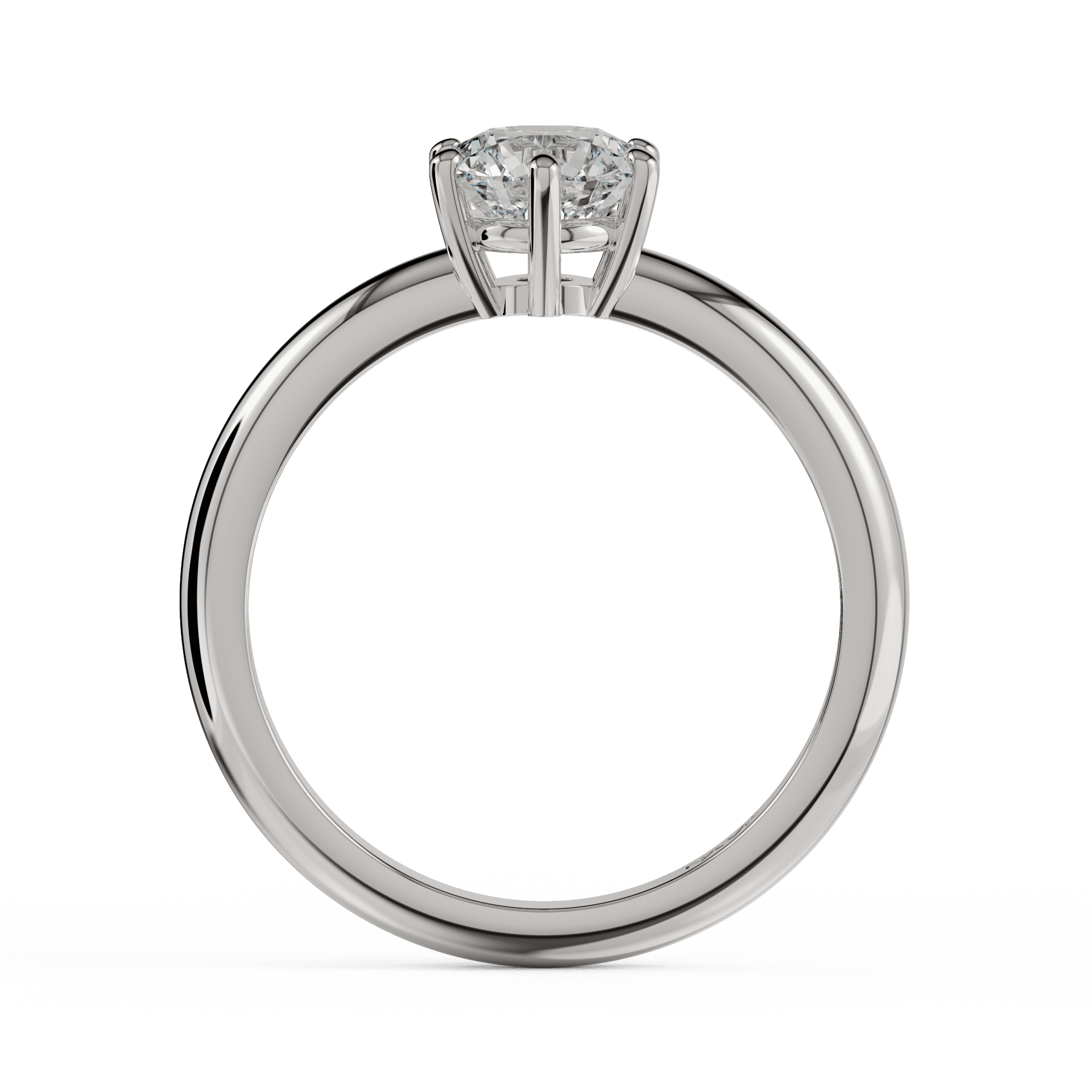 white gold - round white gold - round