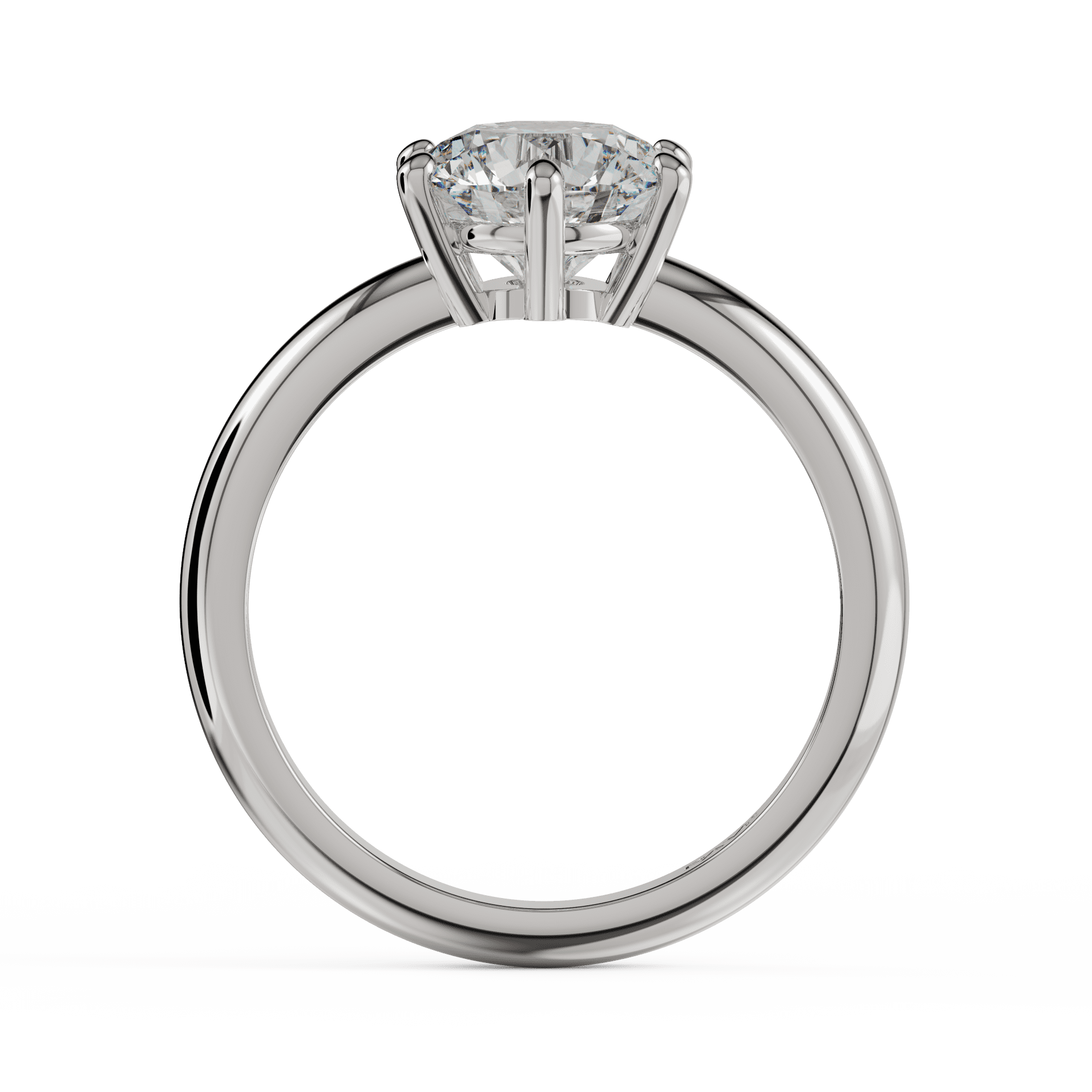 white gold - round white gold - round