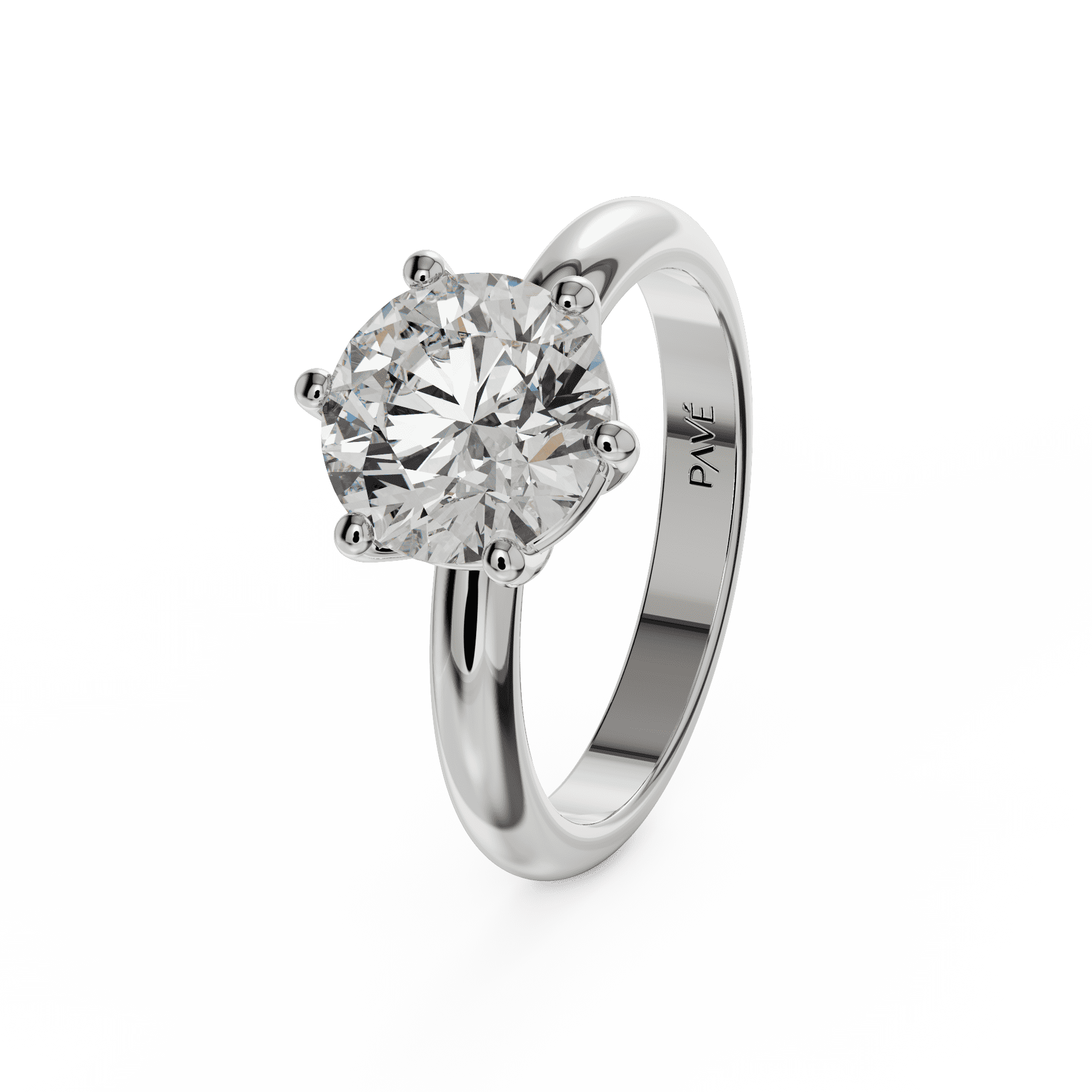 white gold - round white gold - round