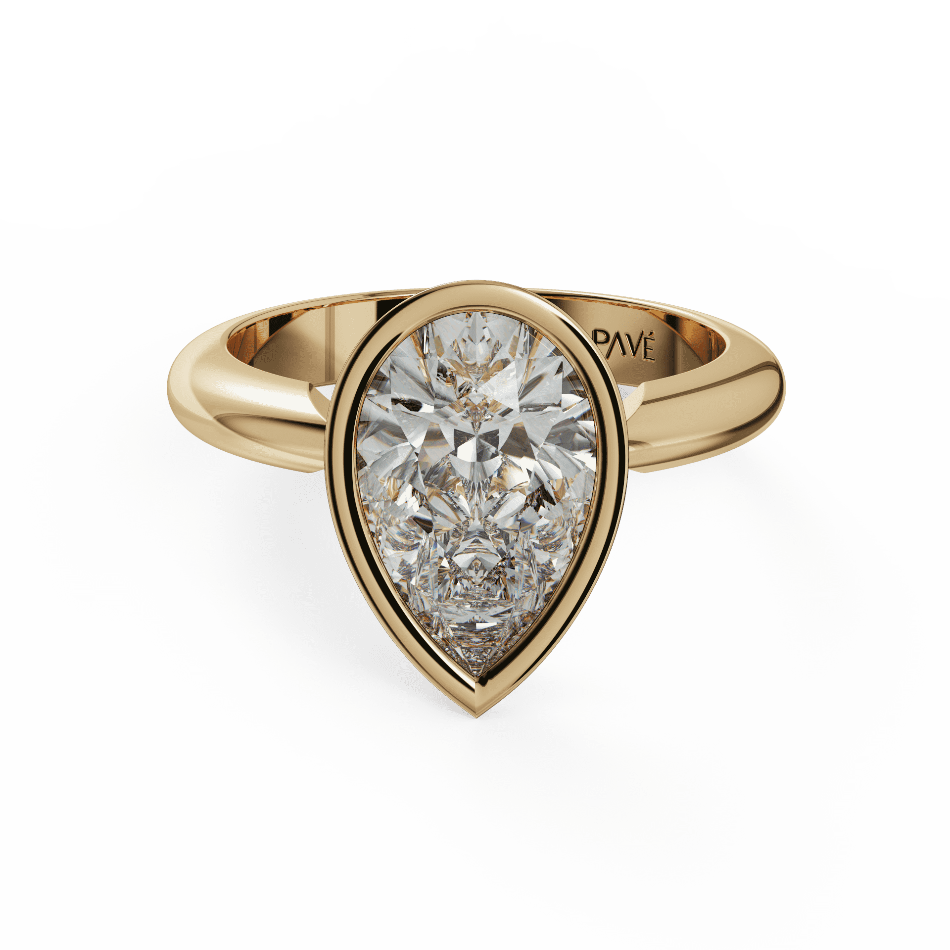 yellow gold - pear yellow gold - pear