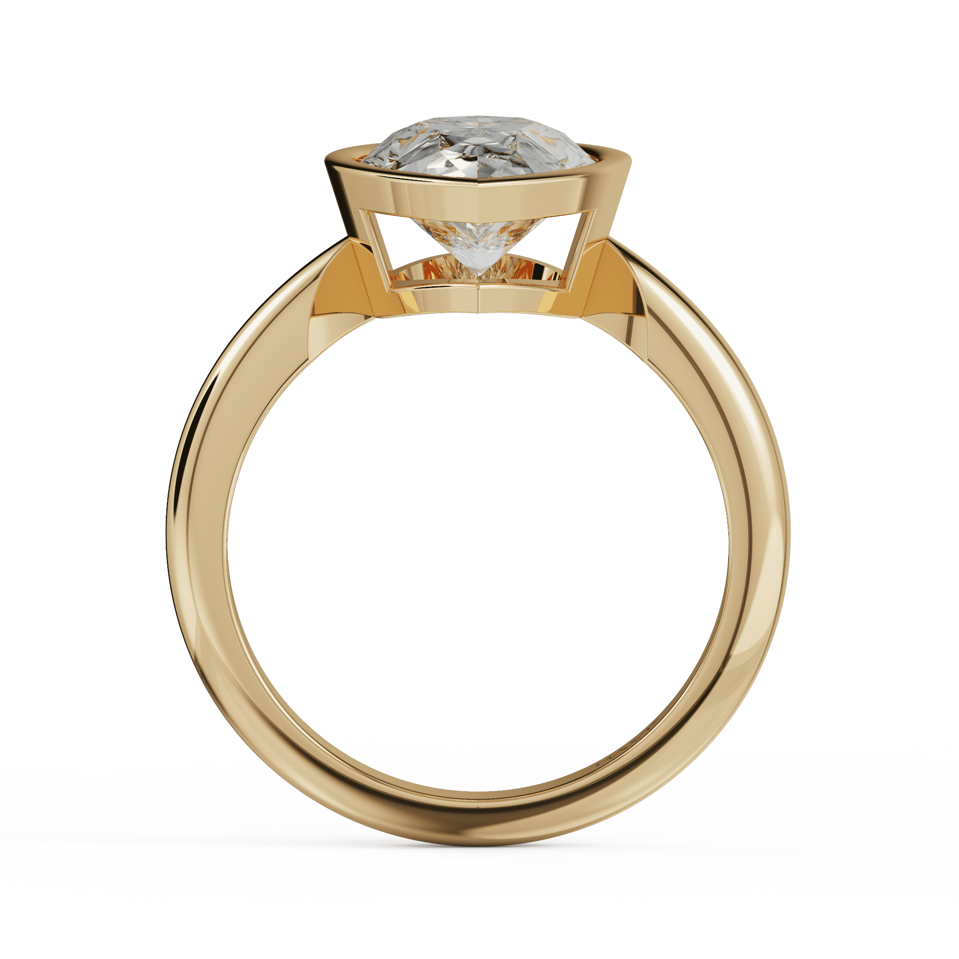 yellow gold - pear yellow gold - pear