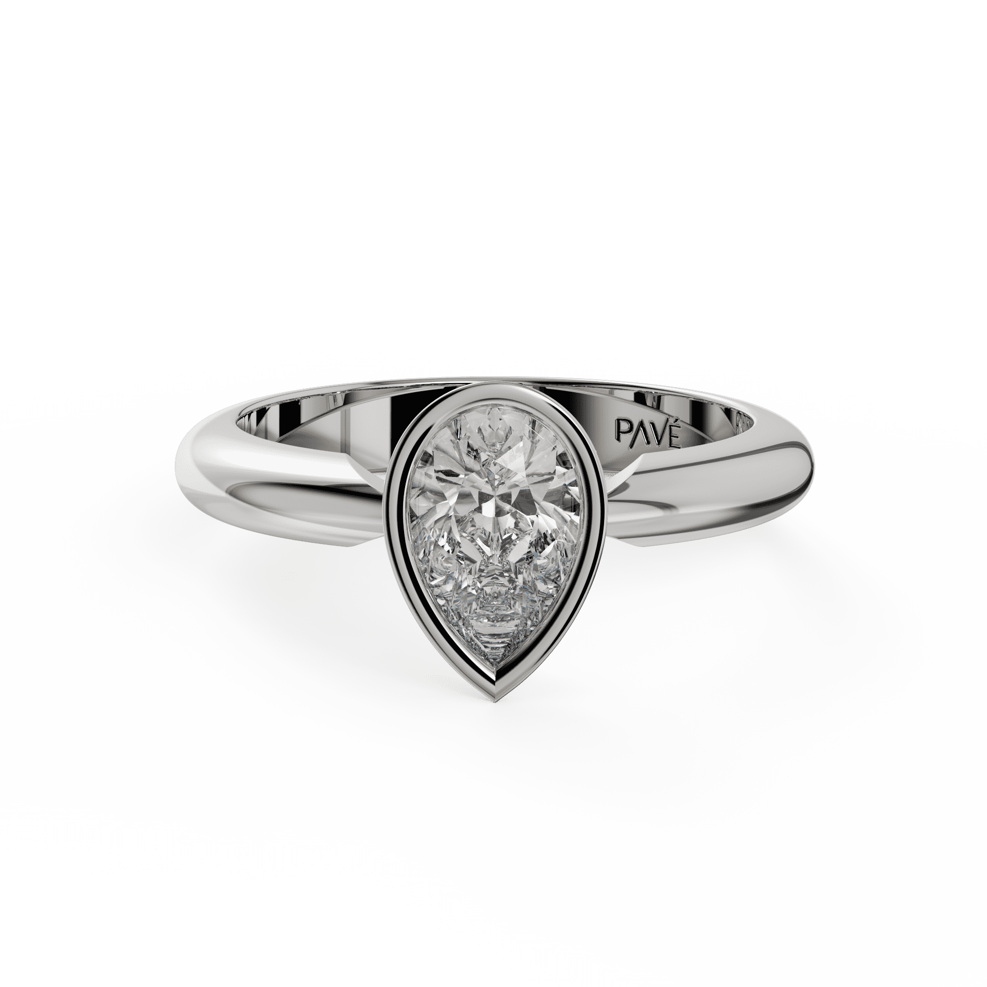 white gold - pear white gold - pear