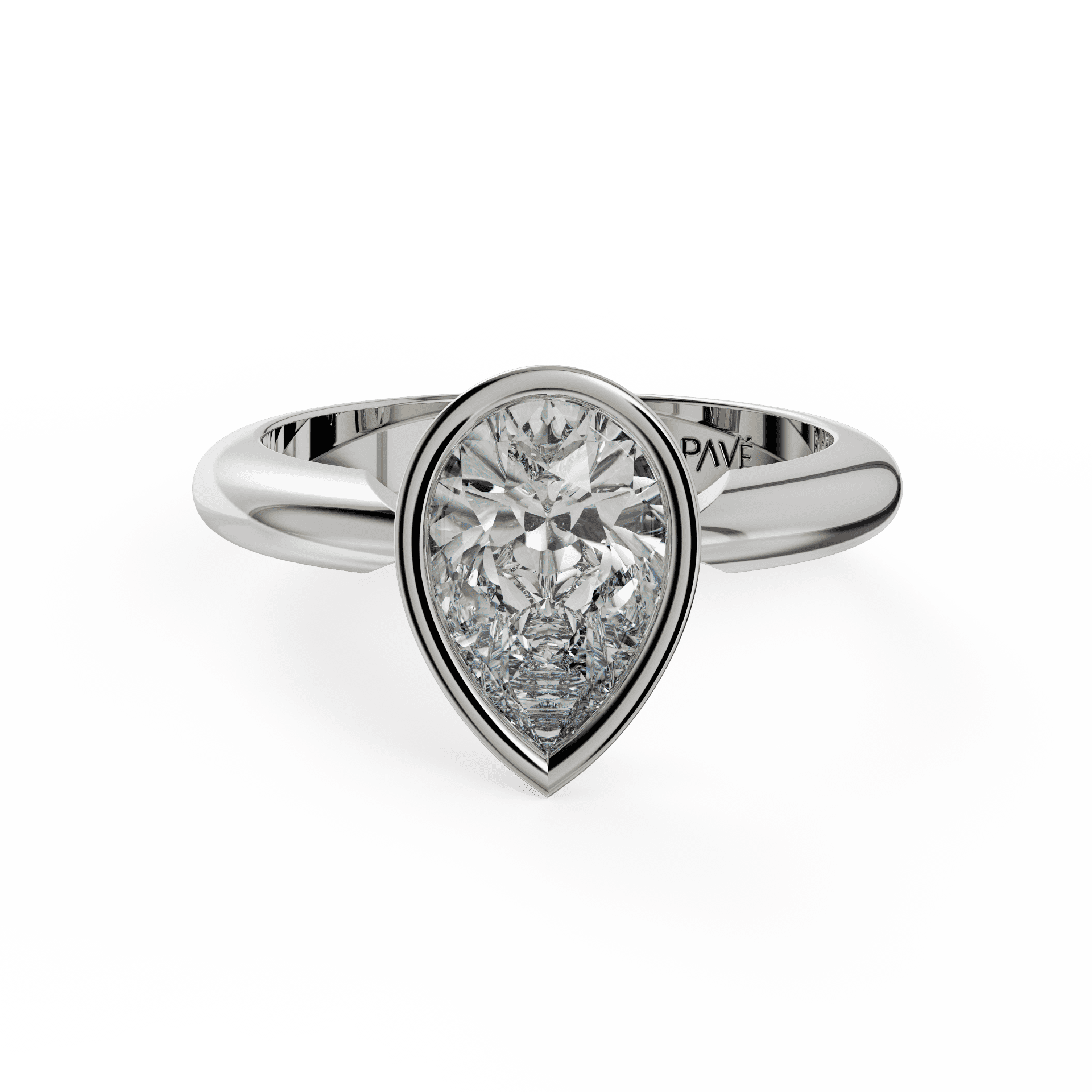 white gold - pear white gold - pear