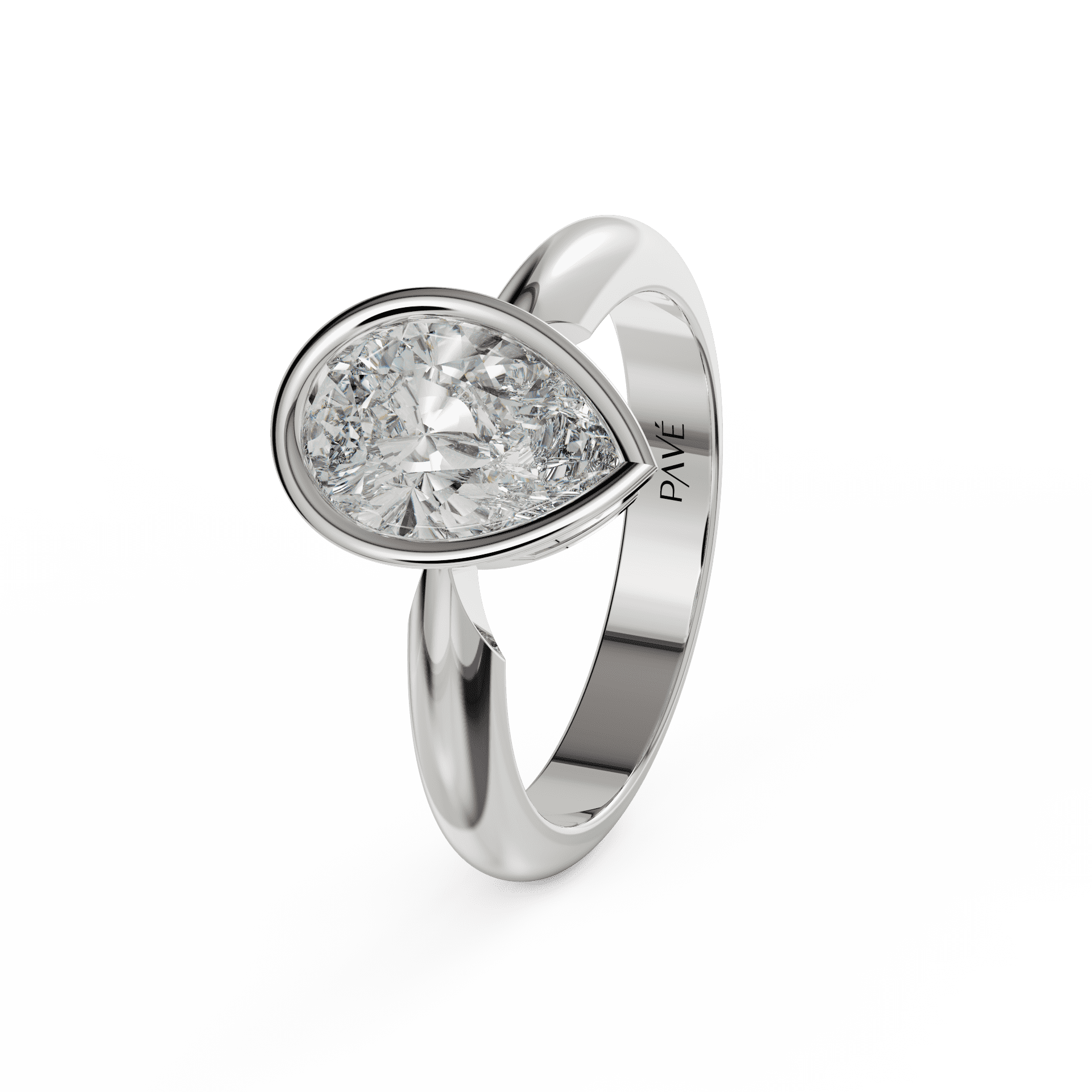white gold - pear white gold - pear