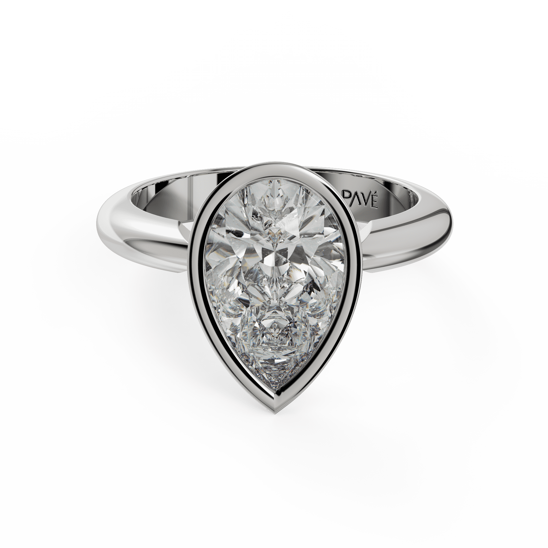 white gold - pear white gold - pear