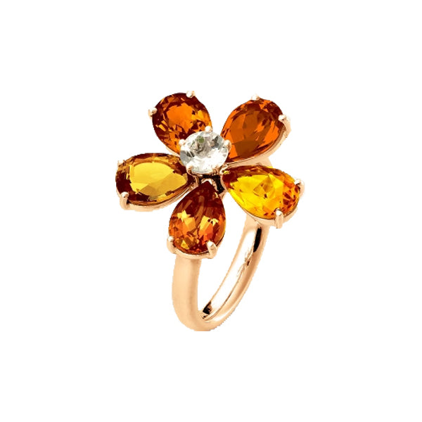 Flowers Collection Ring mit Citrin Flowers Collection Ring mit Citrin