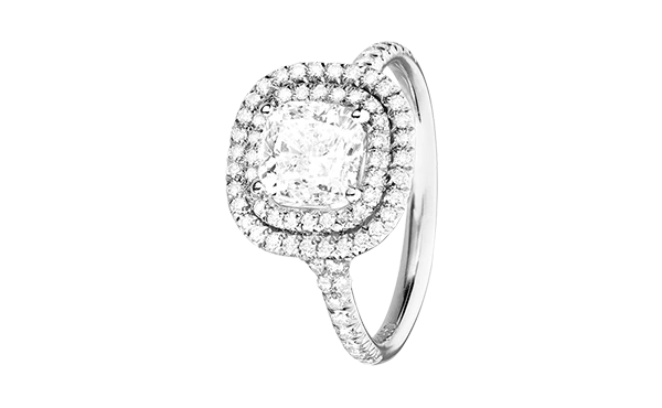 Diamantring Miami mit Cushion-Diamant Diamantring Miami mit Cushion-Diamant