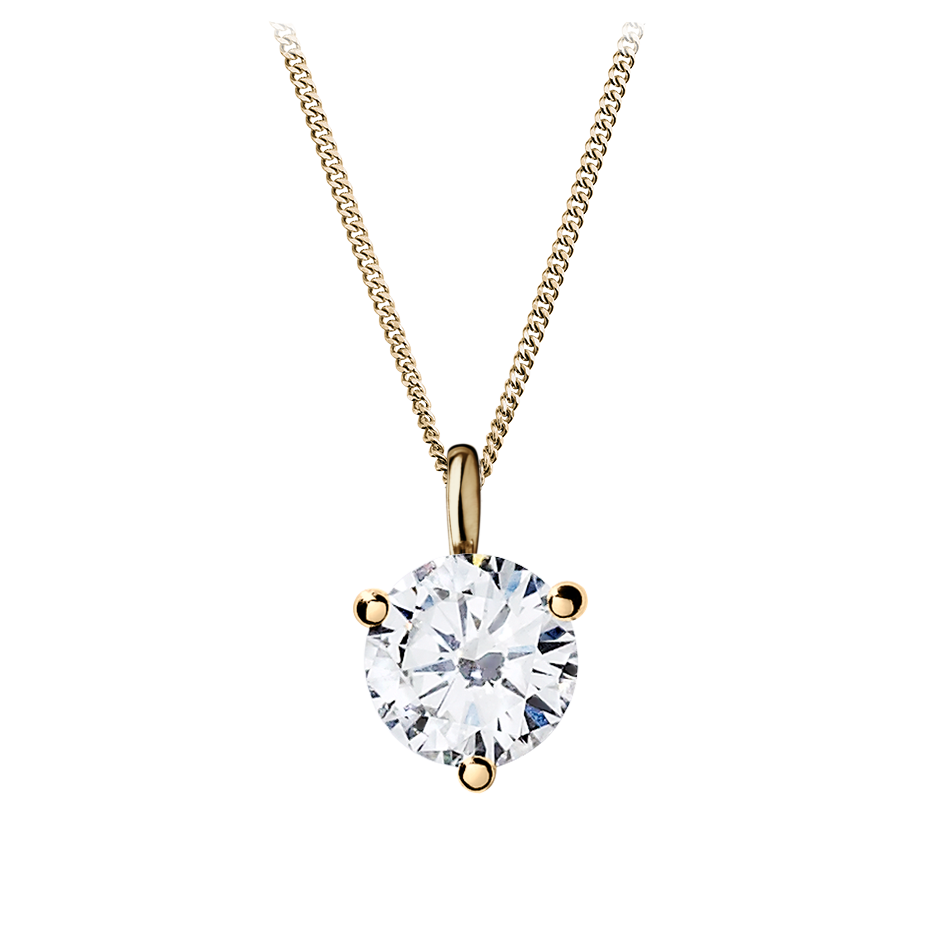 3-Krappenfassung mit 0.3 karat Brillant Form Naturdiamant 3-Krappenfassung mit 0.3 karat Brillant Form Naturdiamant