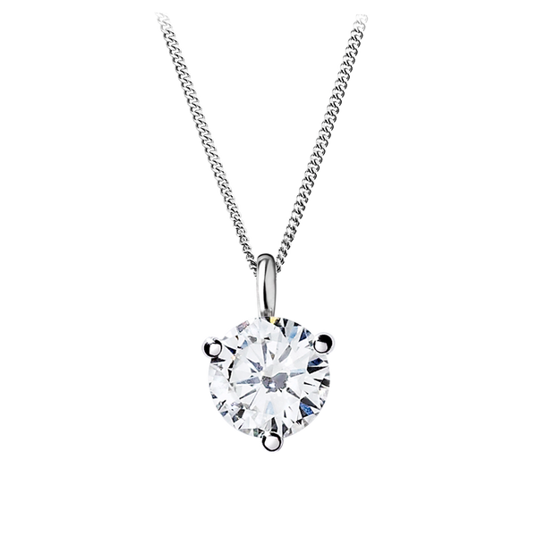 white gold - round