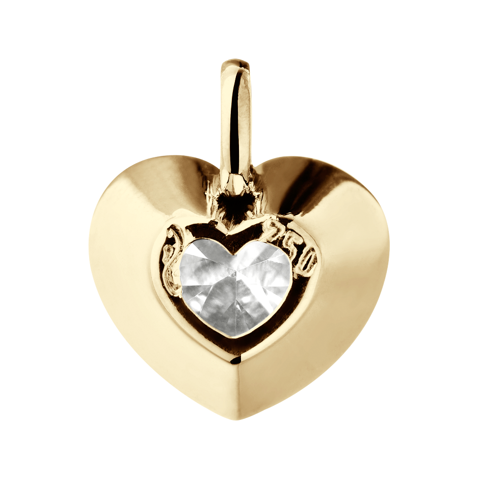 yellow gold - heart yellow gold - heart