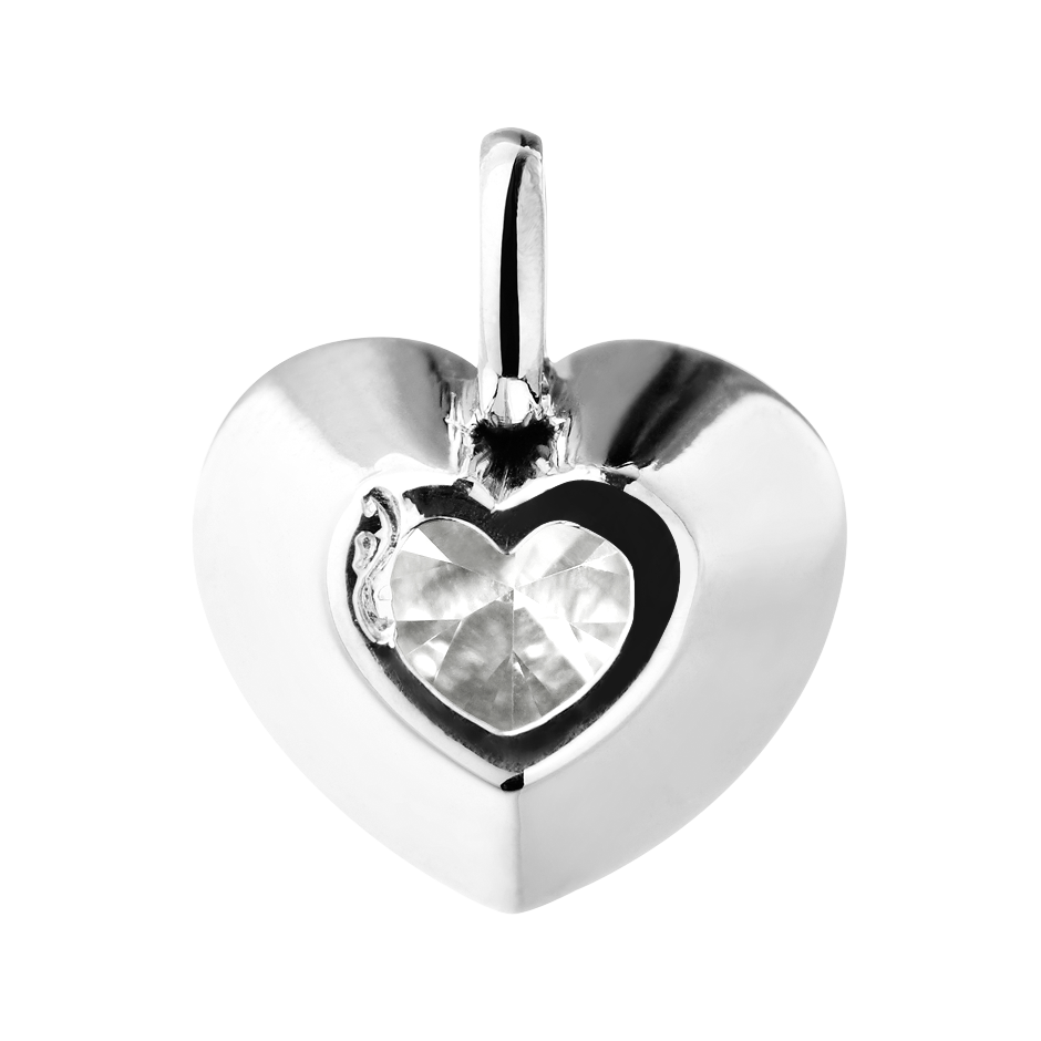 platinum - heart platinum - heart