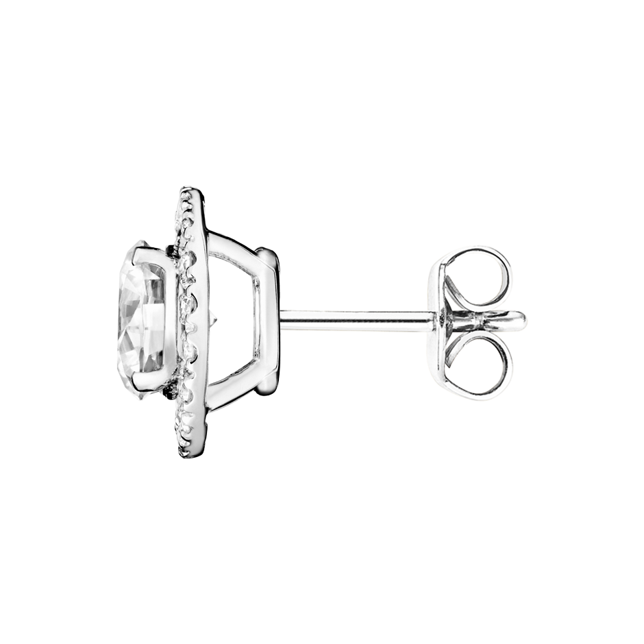 white gold - round white gold - round