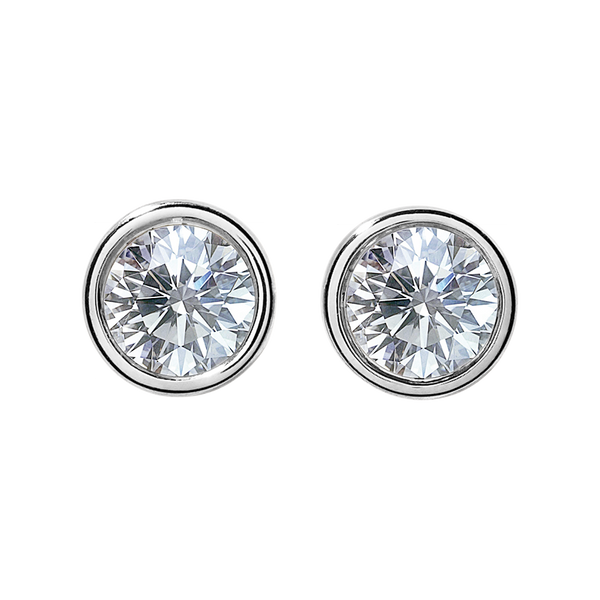 white gold - round