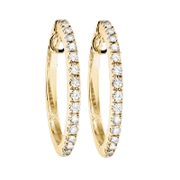 Creolen II Gelbgold Creolen II Gelbgold