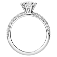 Verlobungsring Moscow mit Brillant in Weißgold Verlobungsring Moscow mit Brillant in Weißgold