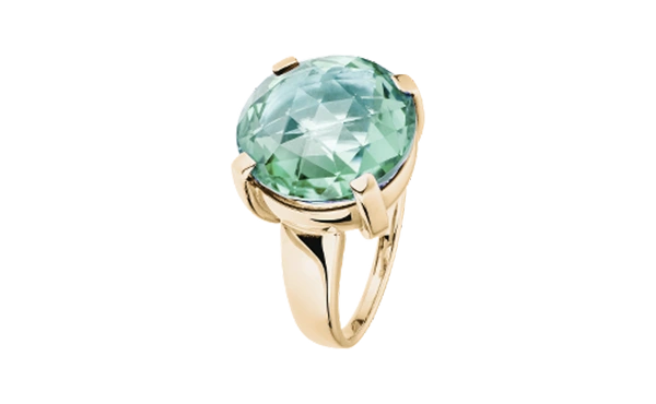 Rocks Cocktailring Prasiolith Roségold Rocks Cocktailring Prasiolith Roségold