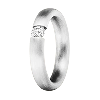 Spannringe in Platin – Modell Menorca Spannringe in Platin – Modell Menorca